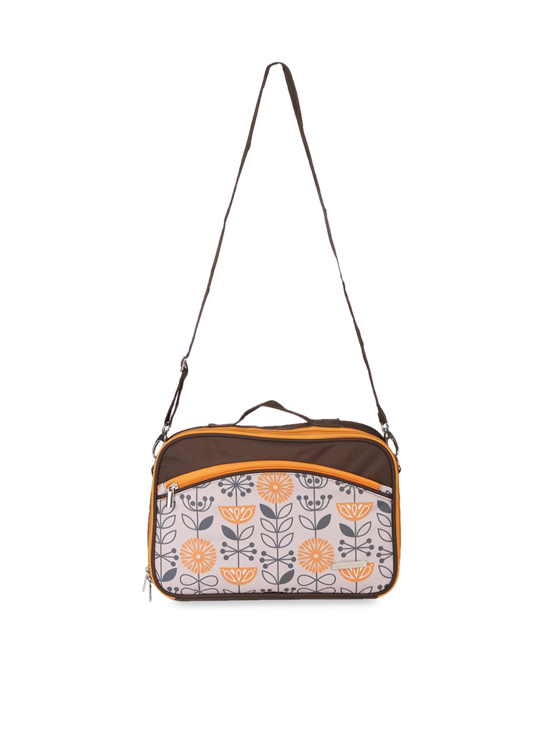 My Milestones Brown Printed Duo Detach 2-in-1 Diaper Bag with changing Mat & Bottle Holder
My Milestones Brown Printed Duo Detach 2-in-1 Diaper Bag with changing Mat & Bottle Holder