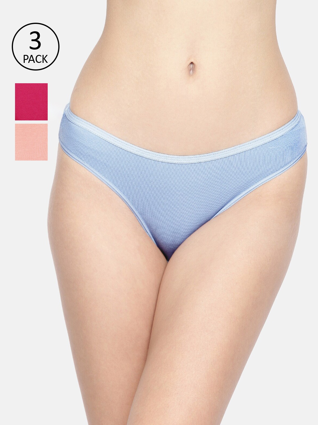 Inner Sense Women Pack Of 3 Solid Antimicrobial Sustainable Bikini Briefs IMPC004, Fuchsia
Inner Sense Women Pack Of 3 Solid Antimicrobial Sustainable Bikini Briefs IMPC004, Fuchsia