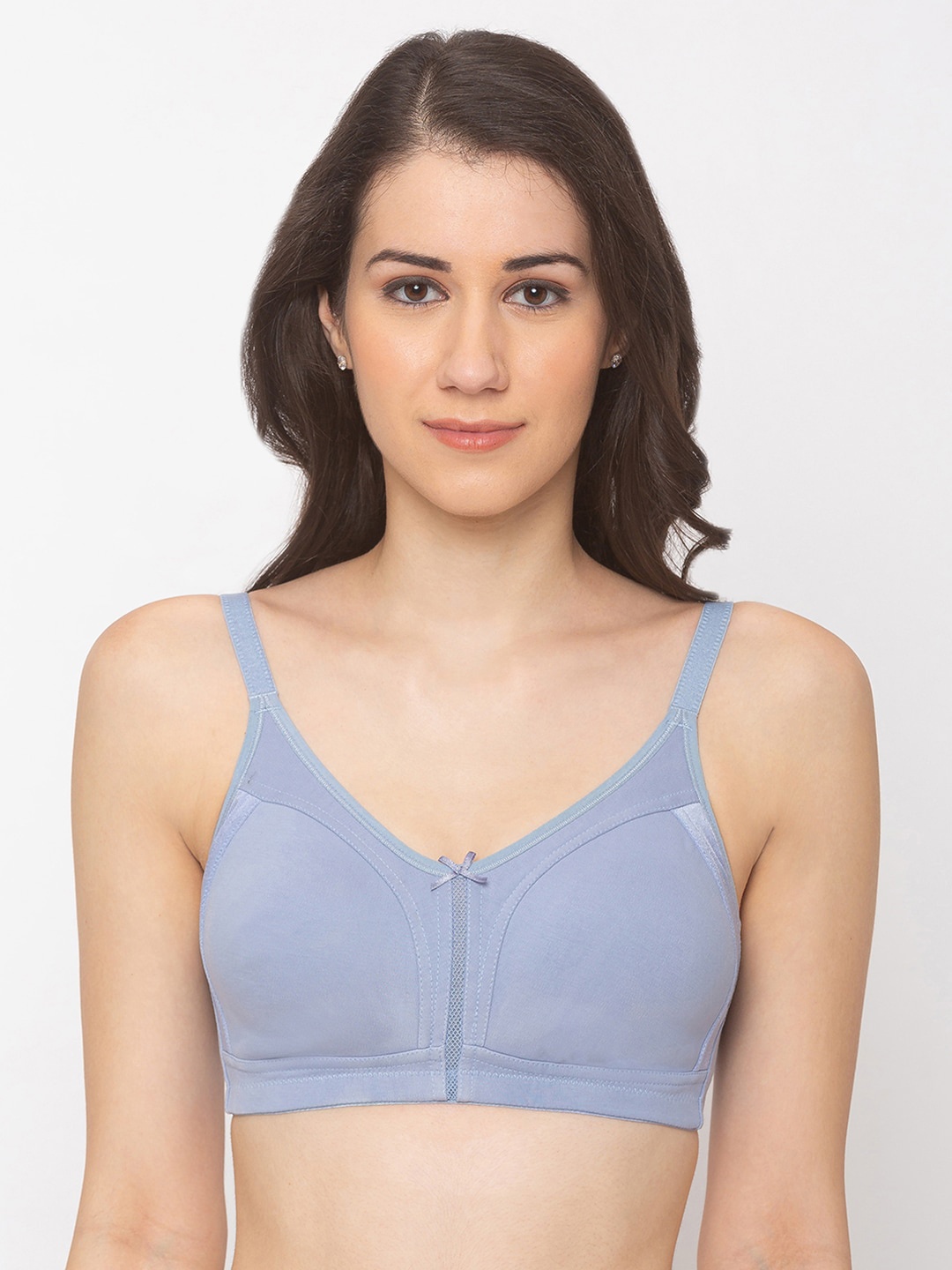 Candyskin Blue Solid Non-Wired Non Padded Sustainable Everyday Bra CSB208
Candyskin Blue Solid Non-Wired Non Padded Sustainable Everyday Bra CSB208