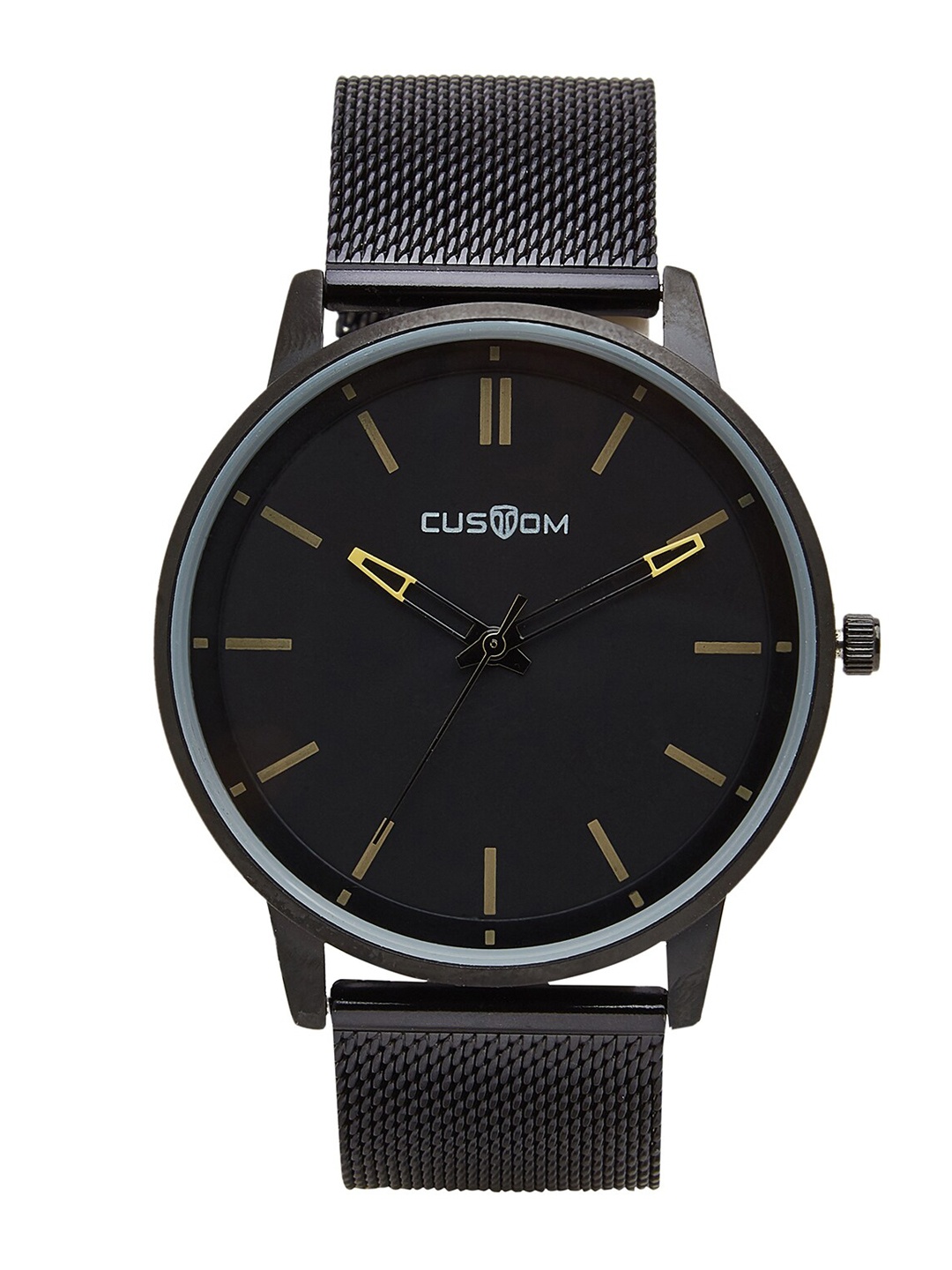 CUSTOM Men Black Analogue Watch 8907829042865
