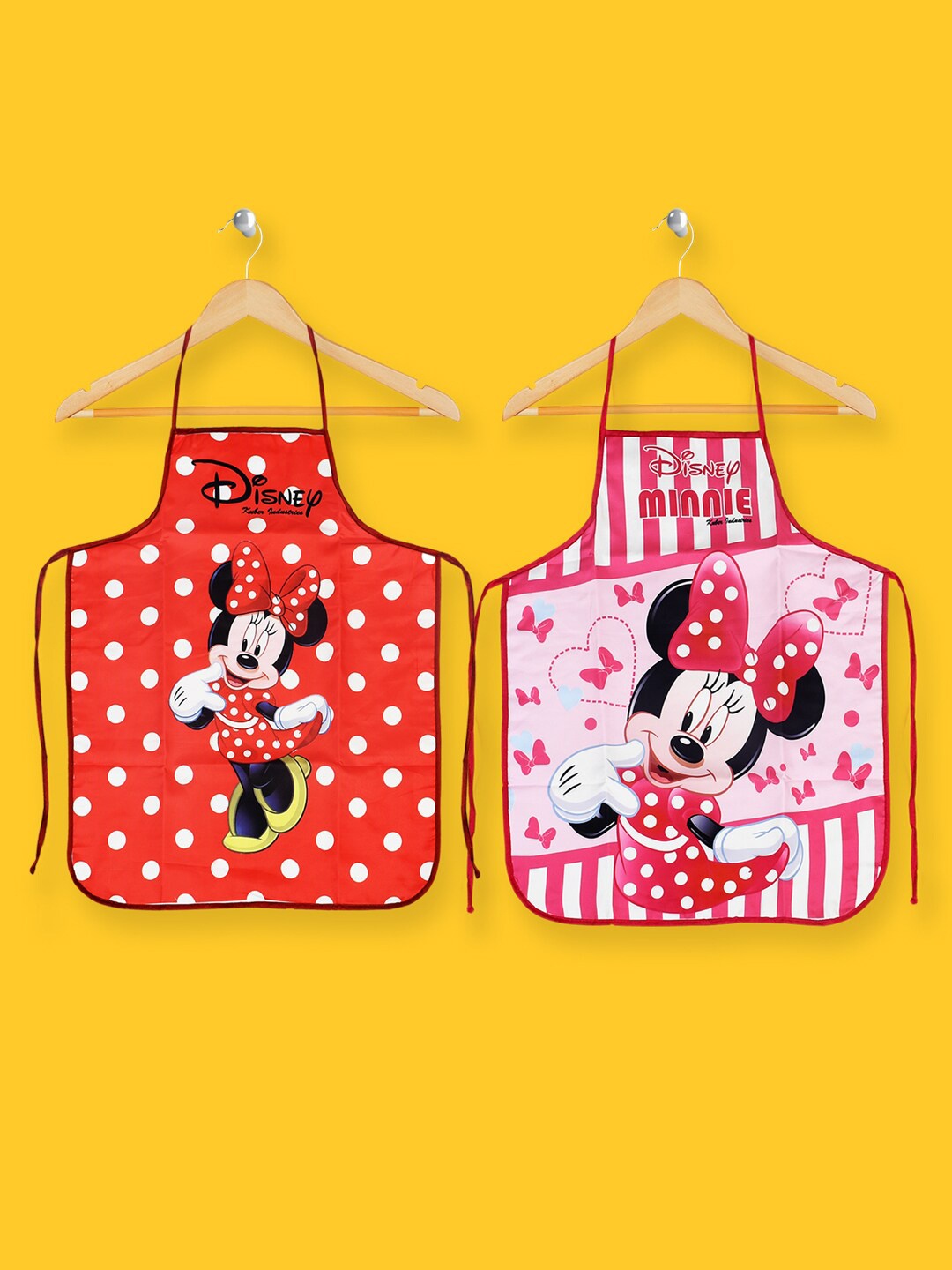 Kuber Industries Unisex Pack Of 2 Red & Pink Disney Minnie Printed Silk Kitchen Apron
Kuber Industries Unisex Pack Of 2 Red & Pink Disney Minnie Printed Silk Kitchen Apron