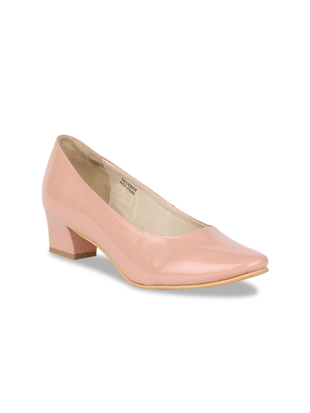 Footin Women Pink Solid Pumps