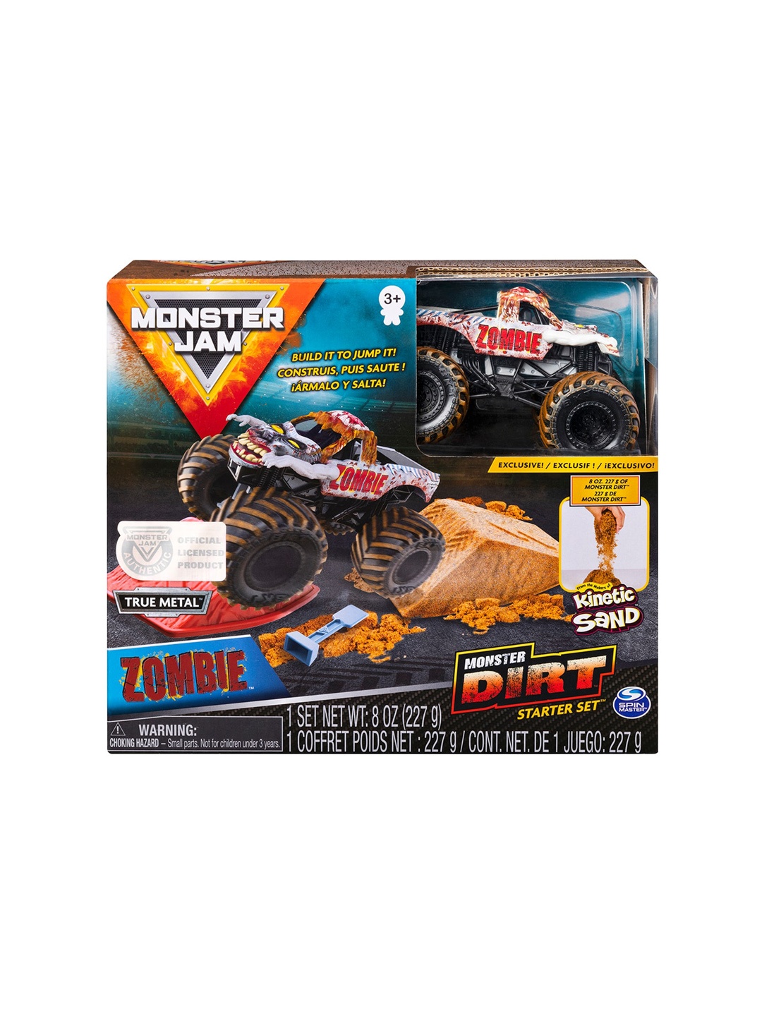 MONSTER JAM Kids Red & Black 1:64 Scale Die-cast True Metal Zombie Kinetic Monster Dirt Sand Car Toy
MONSTER JAM Kids Red & Black 1:64 Scale Die-cast True Metal Zombie Kinetic Monster Dirt Sand Car Toy