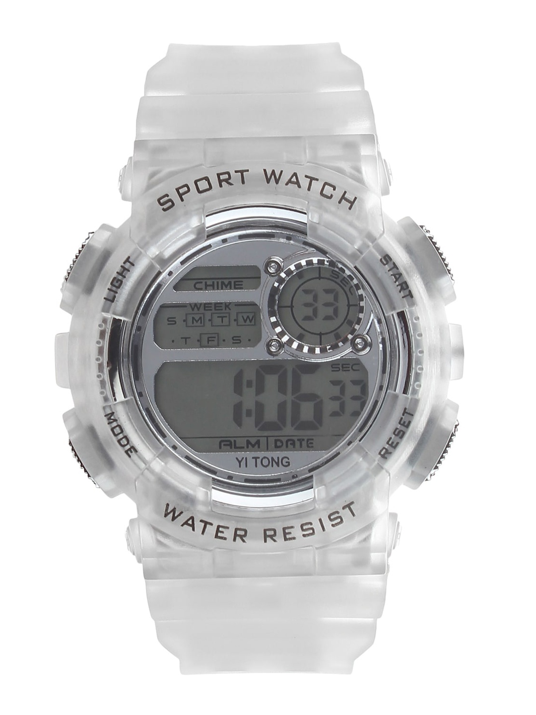 Fantasy World Unisex Kids Grey Digital Watch