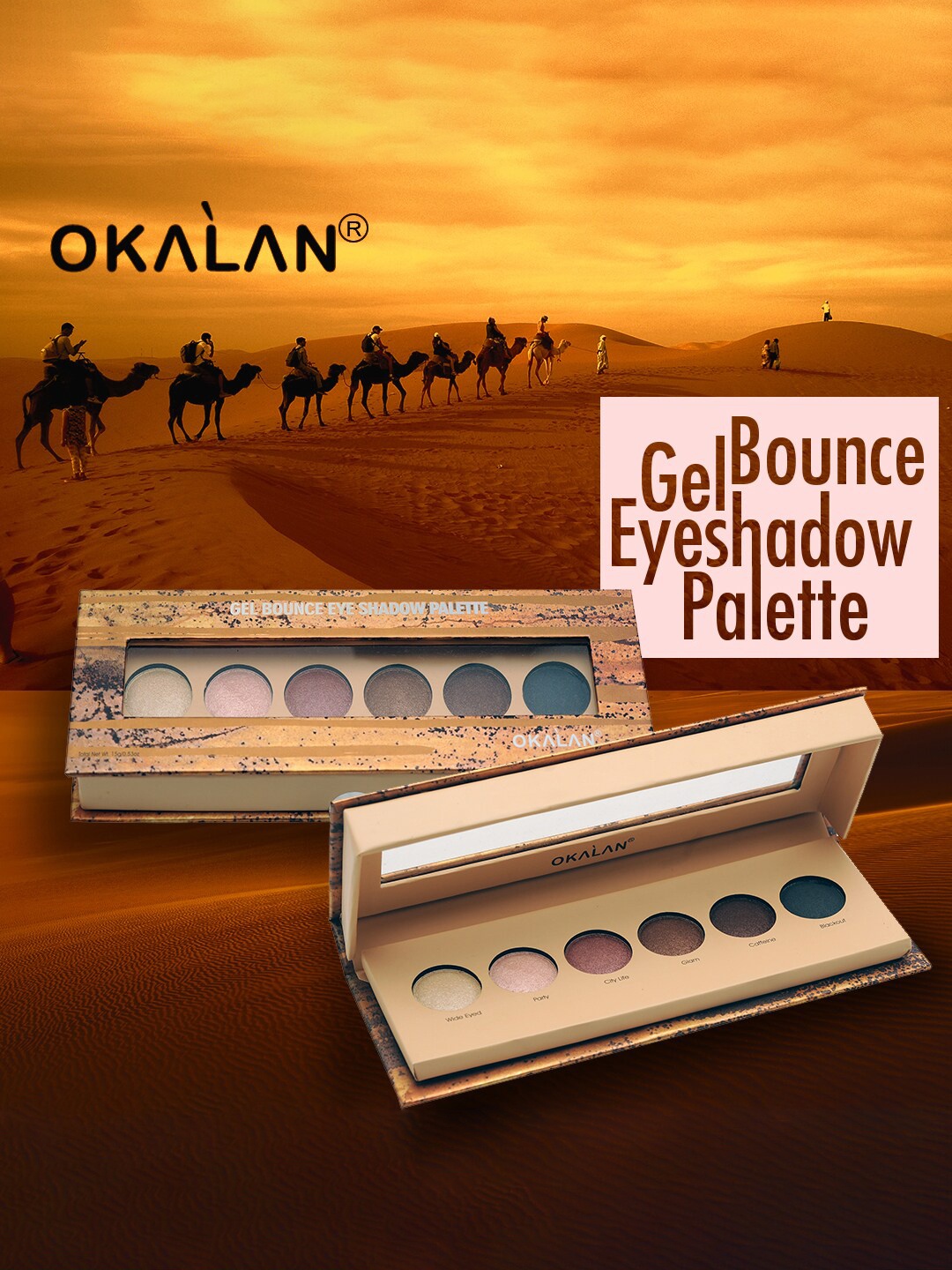OKALAN Gel Bounce Eye Shadow 02 - 15 g, Multi