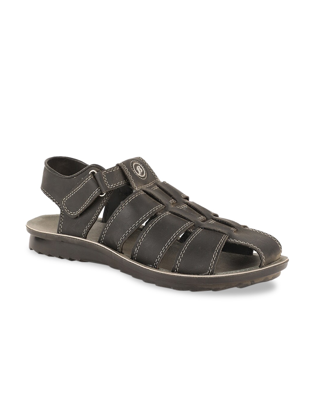 Bata Men Black Sandals