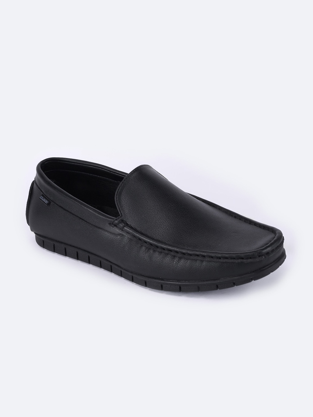 Duke Men Black Solid Loafers