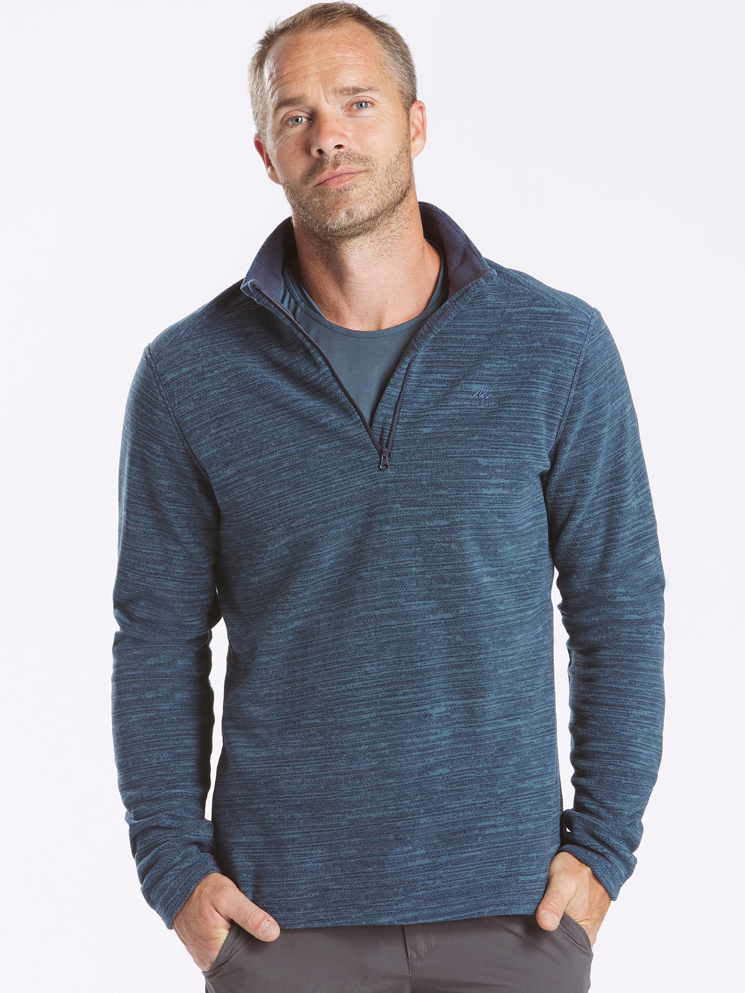 Quechua By Decathlon Men Blue Solid Mountain Walking Fleece Hiking and Trekking Sweatshirt MH100
Quechua By Decathlon Men Blue Solid Mountain Walking Fleece Hiking and Trekking Sweatshirt MH100