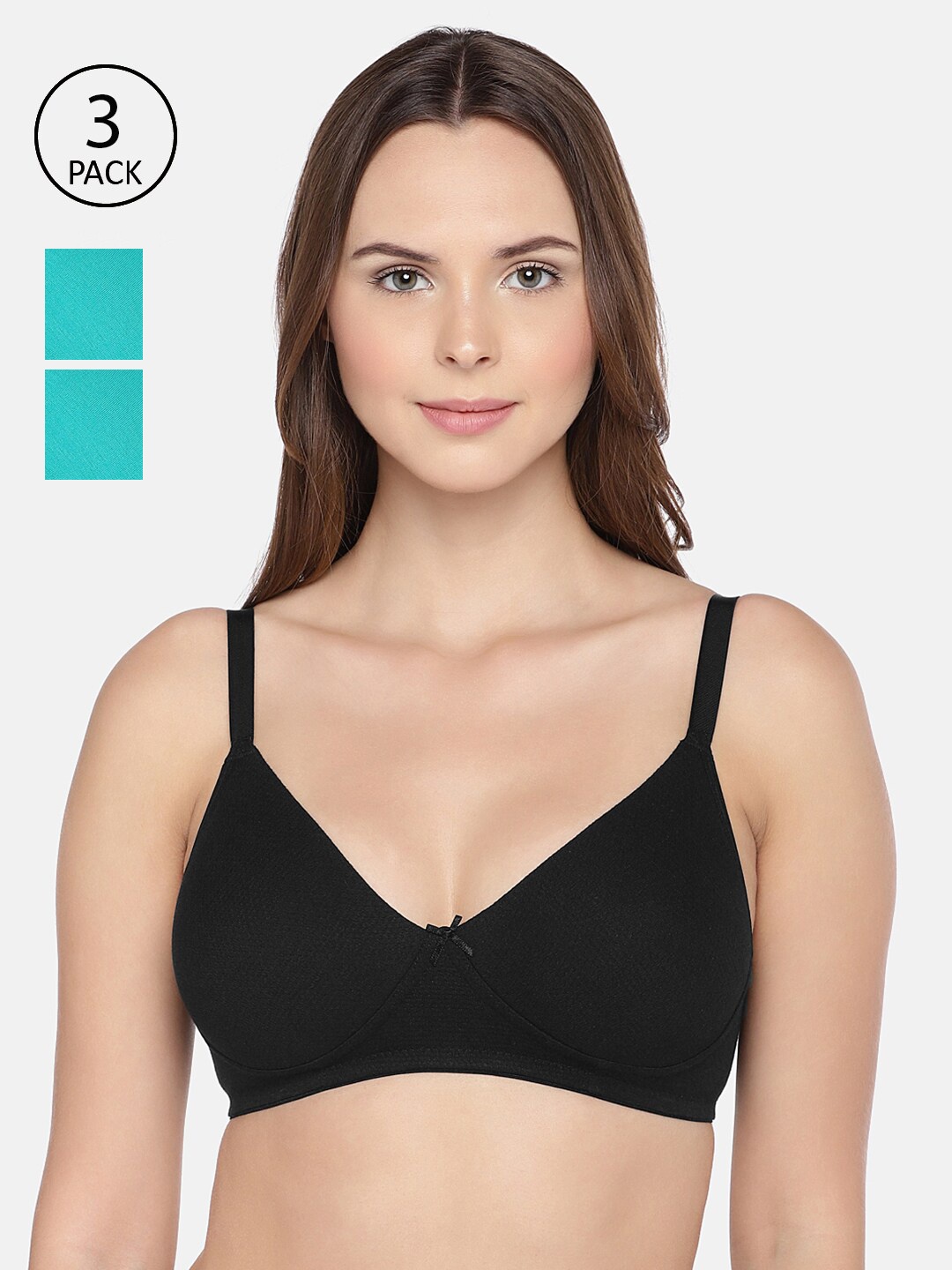 Inner Sense Pack of 3 Organic Cotton Antimicrobial Seamless Sustainable Everyday Bra ISB084, Black
Inner Sense Pack of 3 Organic Cotton Antimicrobial Seamless Sustainable Everyday Bra ISB084, Black