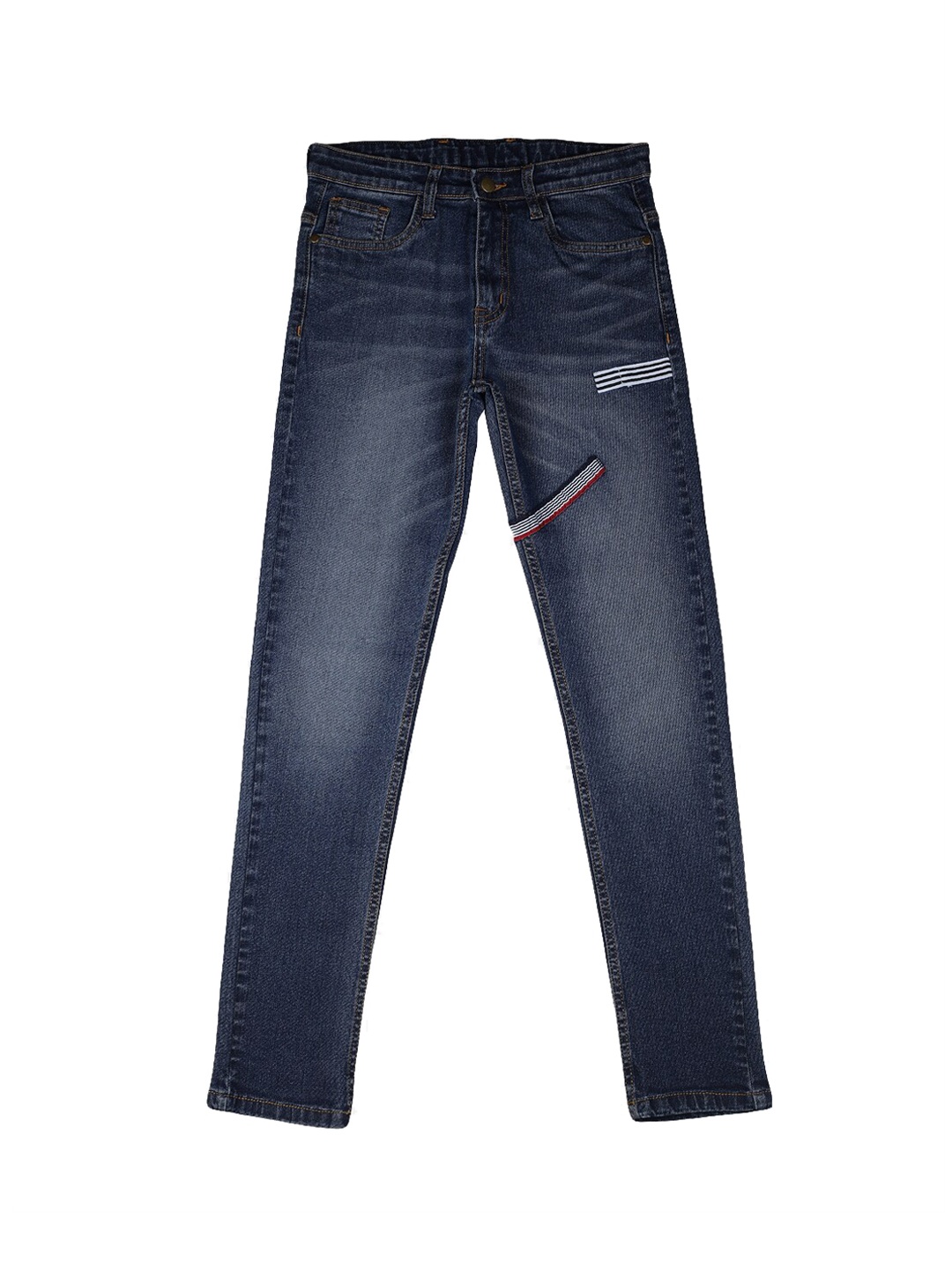 Instafab Boys Blue Regular Fit Mid-Rise Clean Look Jeans
