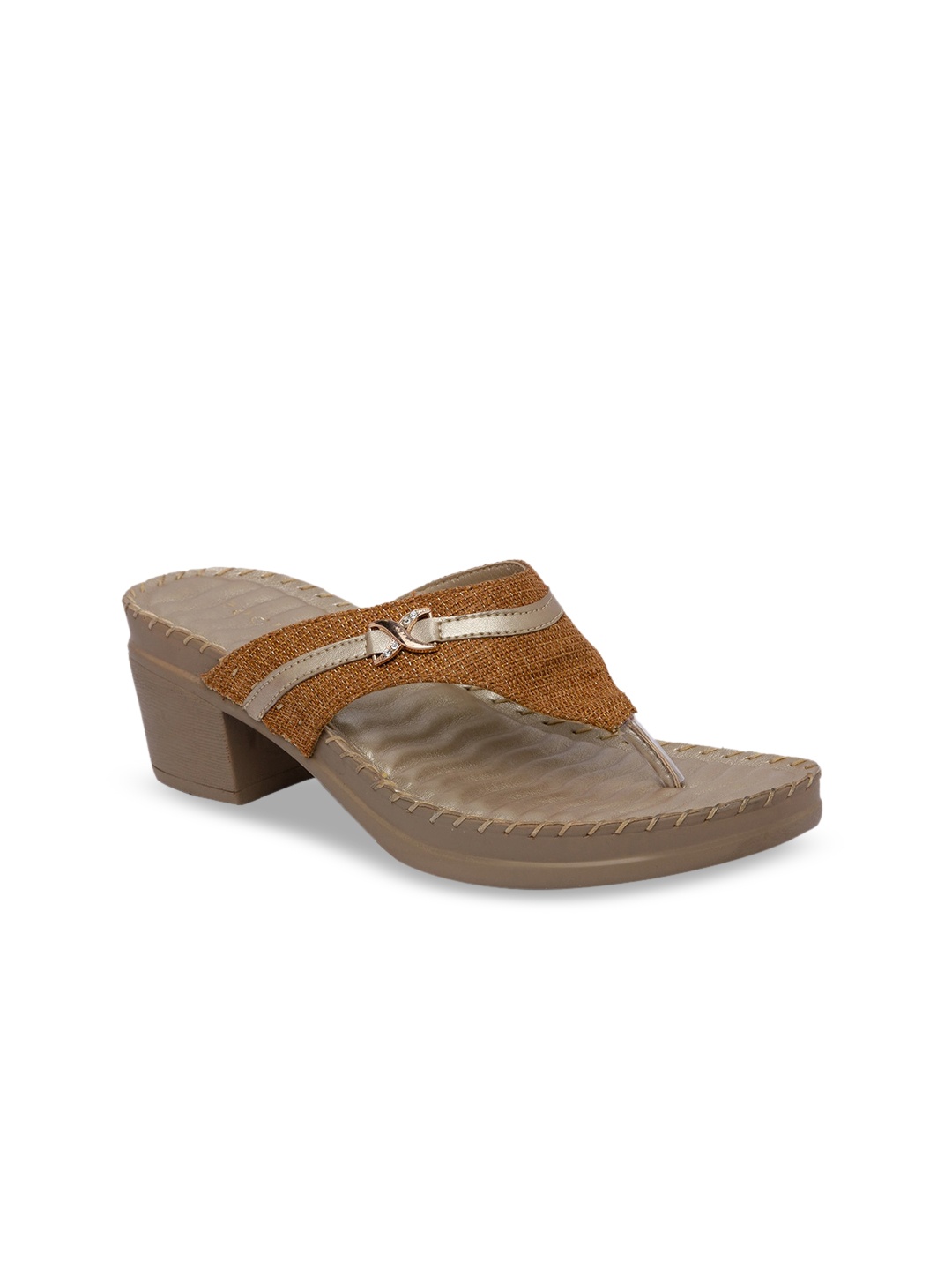 Rocia Women Gold-Toned Embellished Sandals