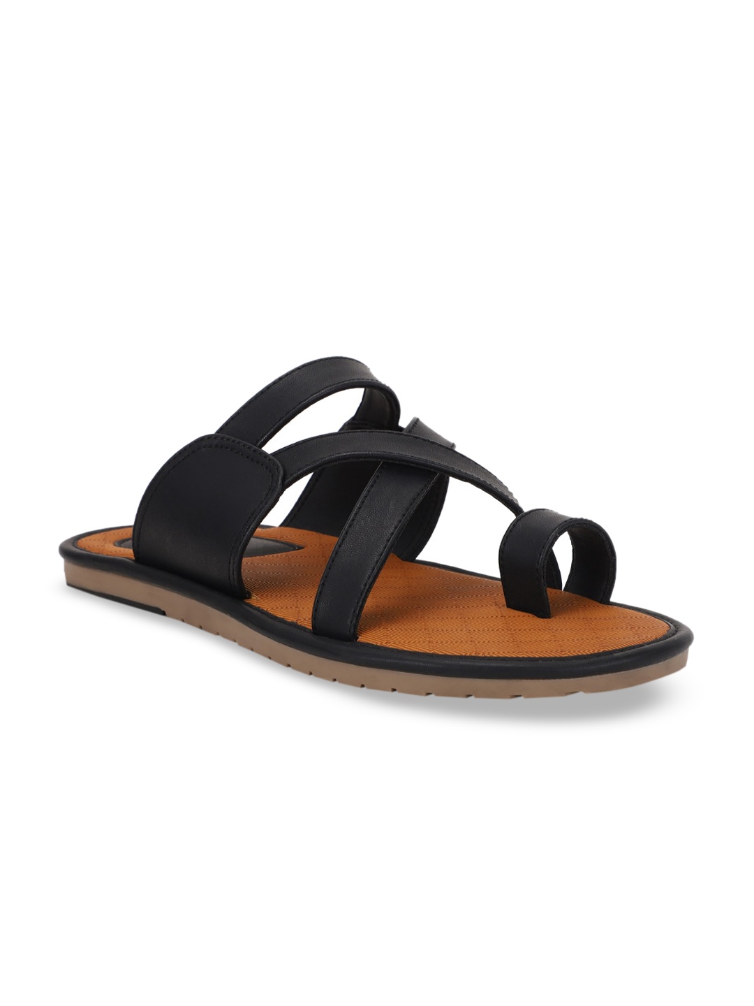Bata Men Black Comfort Sandals