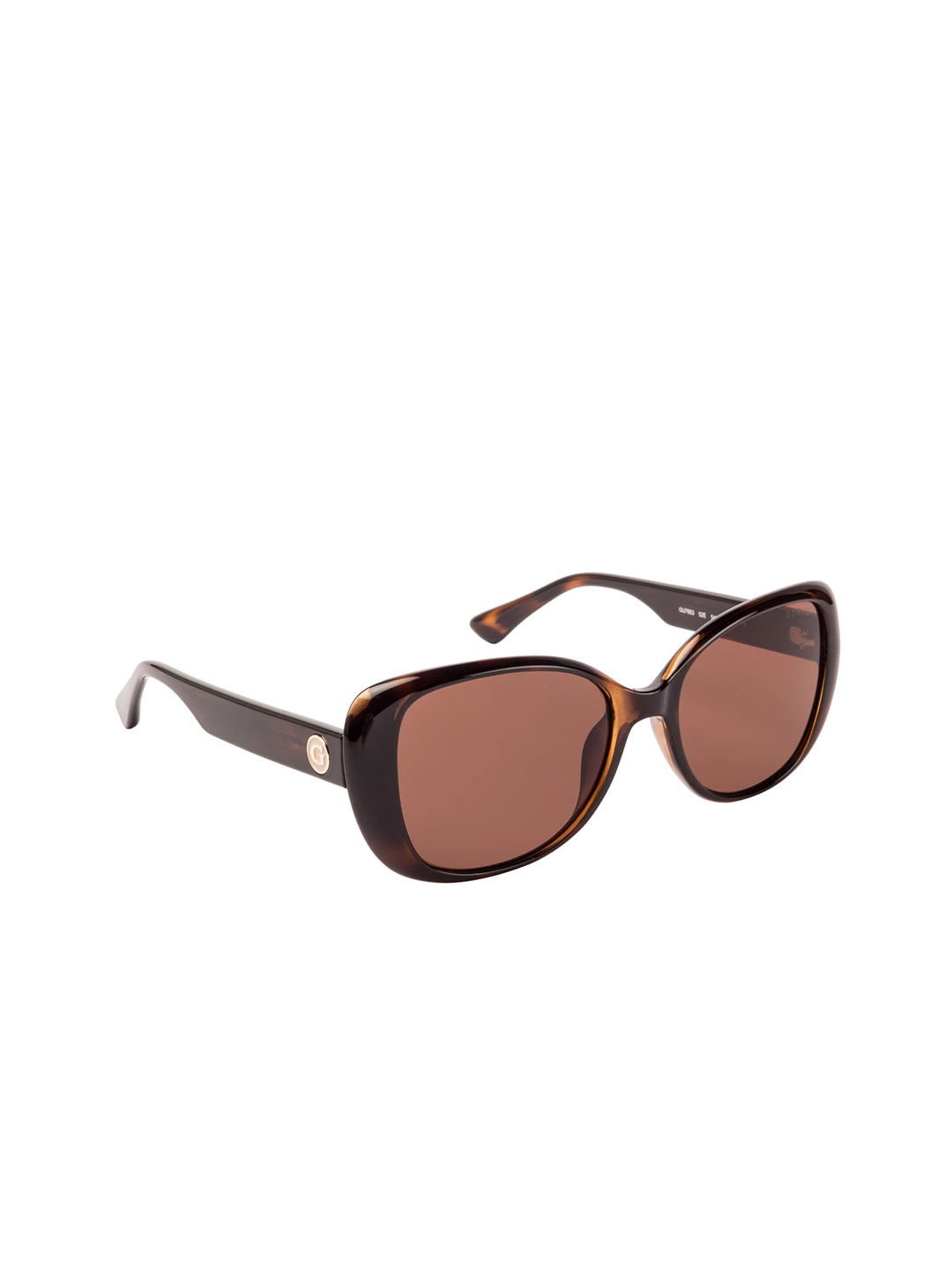 GUESS Women Butterfly Sunglasses GU7653 54 52E, Brown