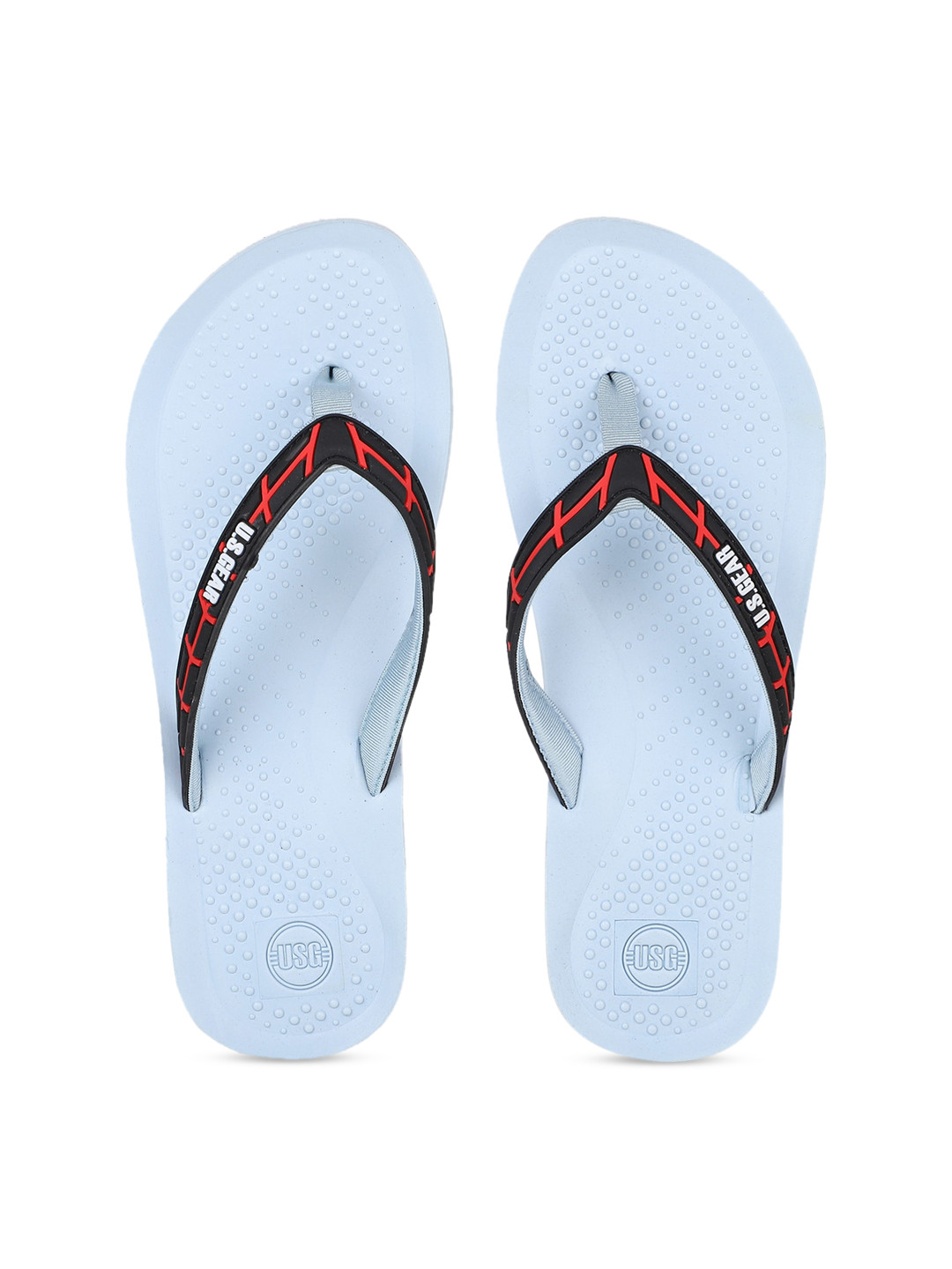 US Gear Women Blue Self Design Thong Flip-Flops 
US Gear Women Blue Self Design Thong Flip-Flops