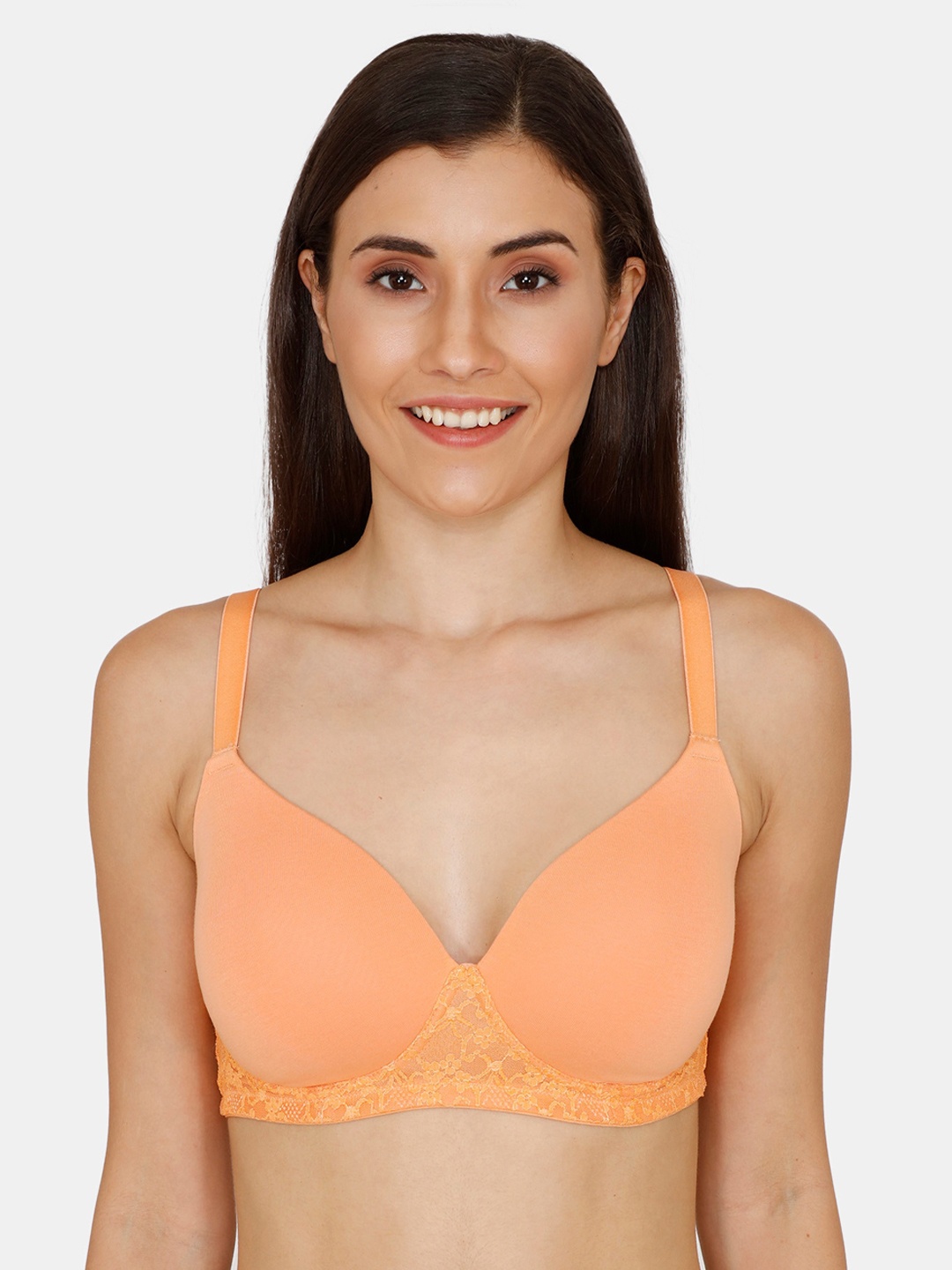 Zivame Orange & Orange Solid Non-Wired Heavily Padded T-shirt Bra ZI1782FASHORNGE
Zivame Orange & Orange Solid Non-Wired Heavily Padded T-shirt Bra ZI1782FASHORNGE