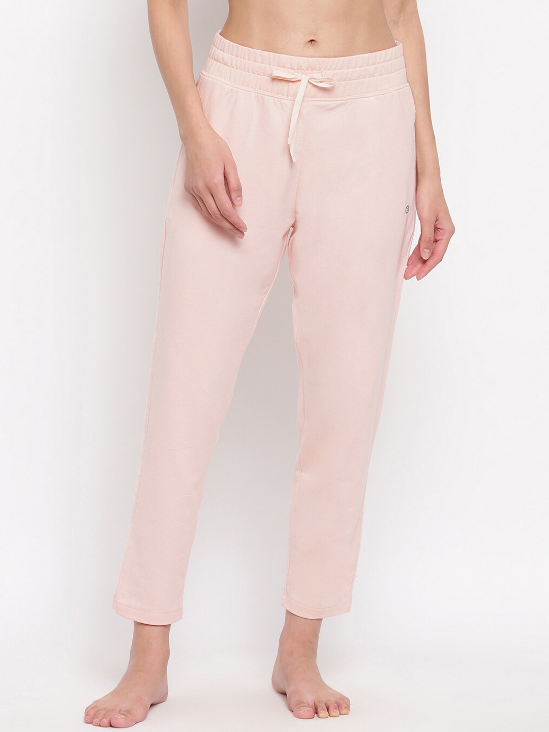Enamor Women Pink Slim Fit Relax Lounge Pants
