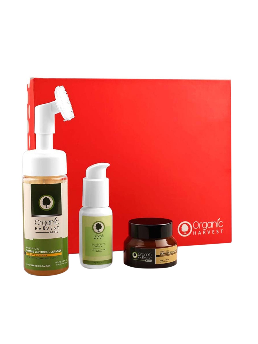 Organic Harvest Unisex Green Brightening Kit Gift Box 250 gm