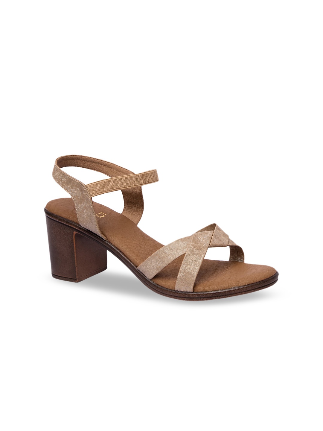 Inc 5 Women Beige Solid Sandals