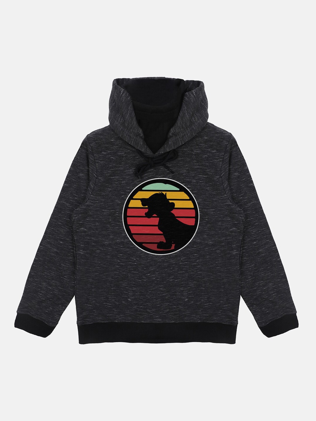 Disney by Wear Your Mind Boys Black Printed Hooded Sweatshirt With Attached Face Covering
Disney by Wear Your Mind Boys Black Printed Hooded Sweatshirt With Attached Face Covering
