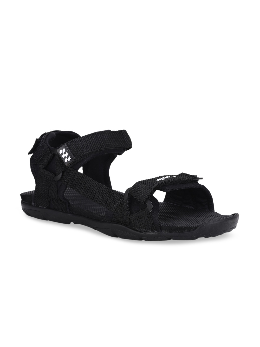 Sparx Men Black Solid Sustainable Sports Sandals