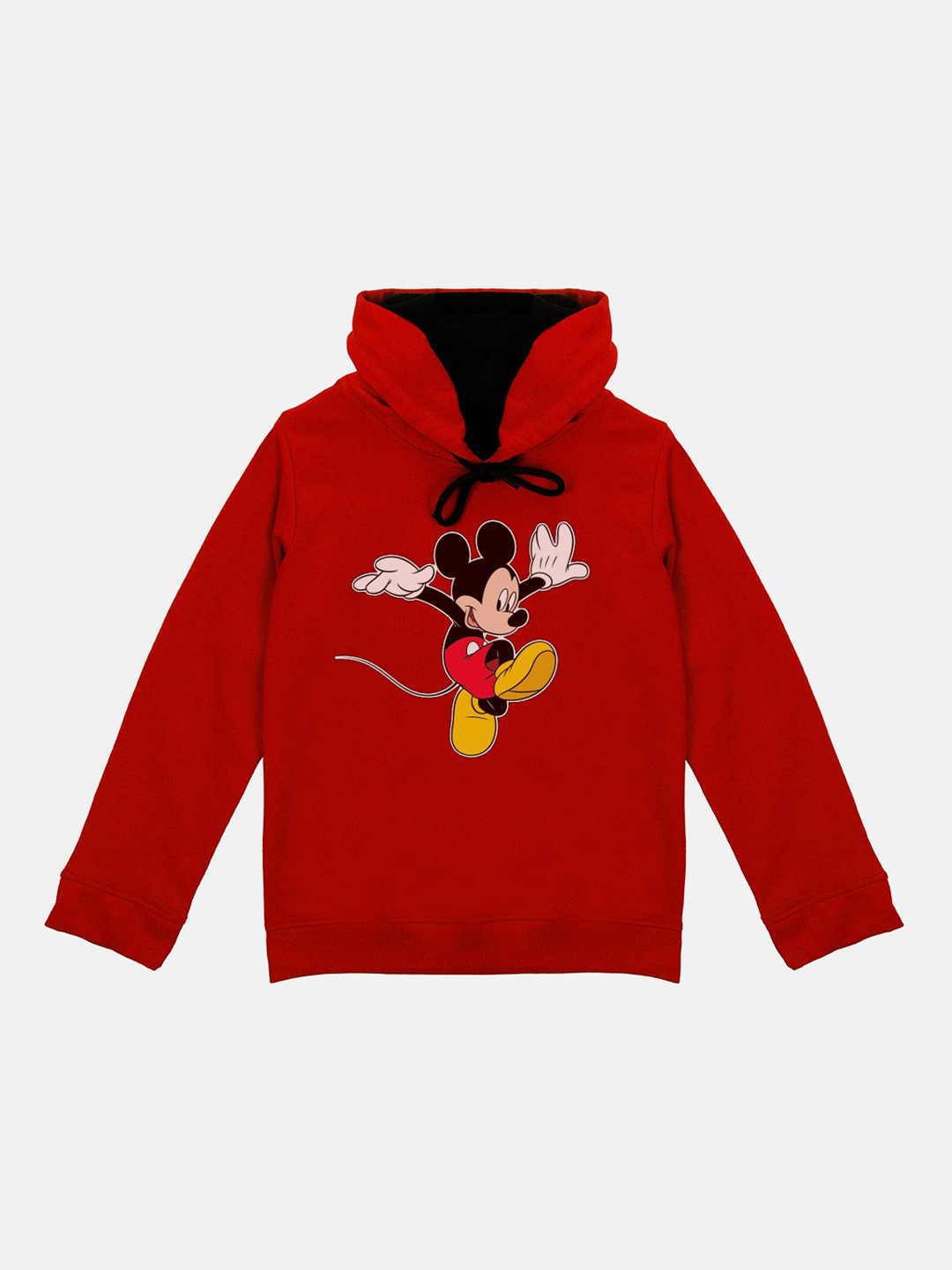 Disney by Mickey Mouse Boys Red Mickey Printed Hooded Sweatshirt With Attached Face Cover
Disney by Mickey Mouse Boys Red Mickey Printed Hooded Sweatshirt With Attached Face Cover