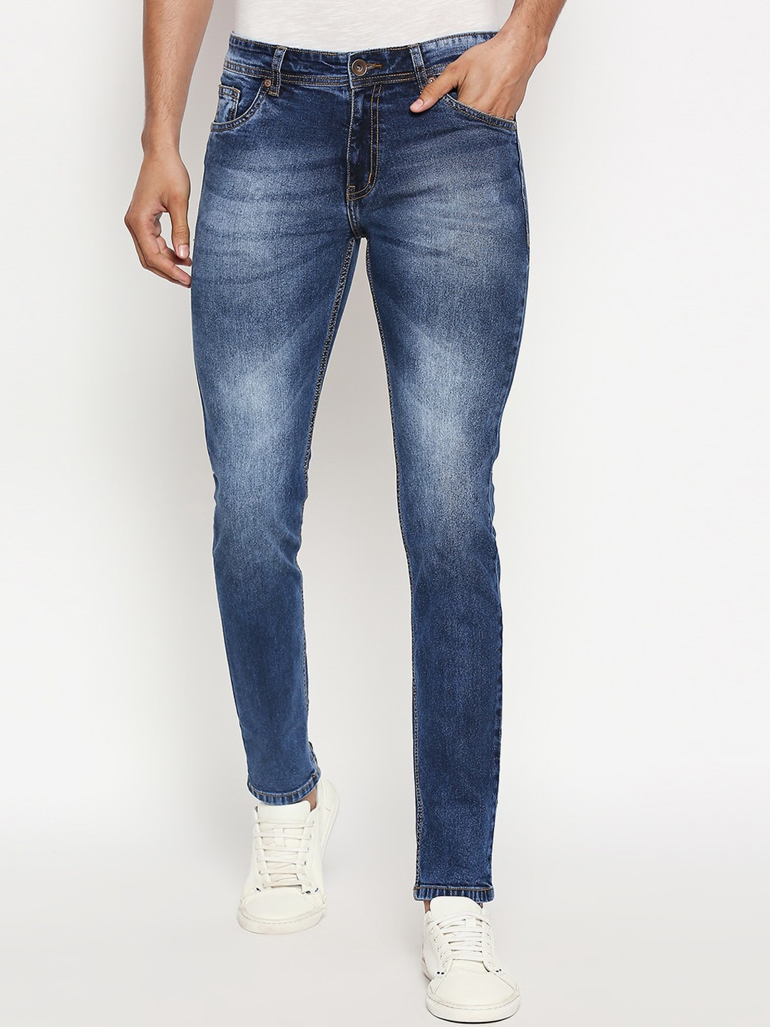 High Star Men Plus Size Blue Slim Fit Mid-Rise Clean Look Stretchable Plus Size Jeans
High Star Men Plus Size Blue Slim Fit Mid-Rise Clean Look Stretchable Plus Size Jeans