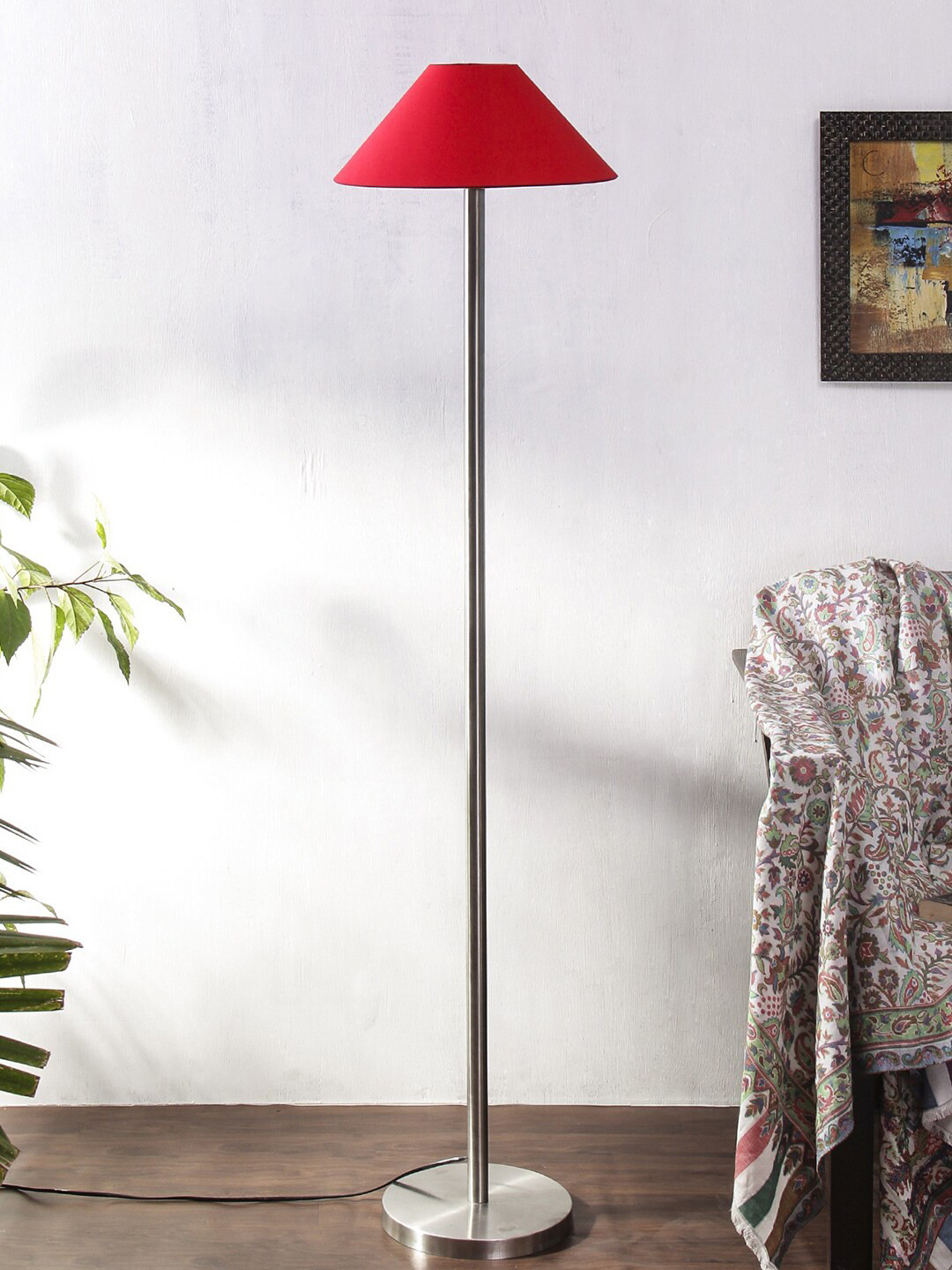 Devansh Red Solid Steel Club Lamp 
Devansh Red Solid Steel Club Lamp