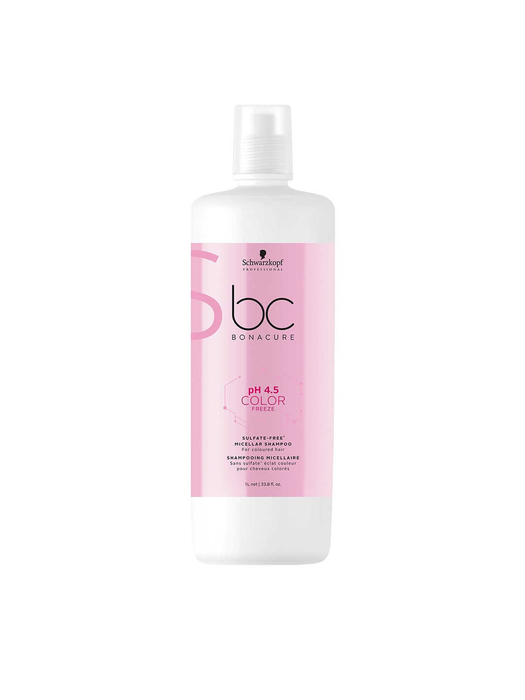 Schwarzkopf Professional Bonacure Color Freeze Sulfate Free Micellar Shampoo 1000 ml, Pink
Schwarzkopf Professional Bonacure Color Freeze Sulfate Free Micellar Shampoo 1000 ml, Pink