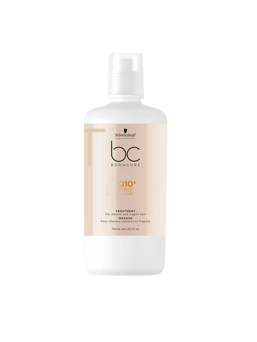 Schwarzkopf PROFESSIONAL Bonacure Q10+ Time Restore Treatment Mask For Mature Hair 750ml, Yellow
Schwarzkopf PROFESSIONAL Bonacure Q10+ Time Restore Treatment Mask For Mature Hair 750ml, Yellow