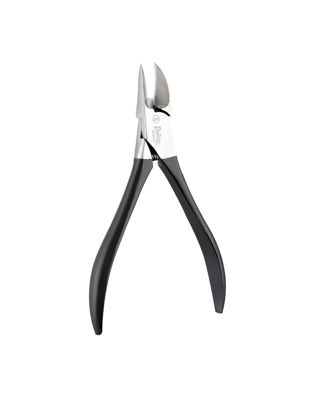 Beaute Secrets Black & Silver-Toned Cuticle Cutter