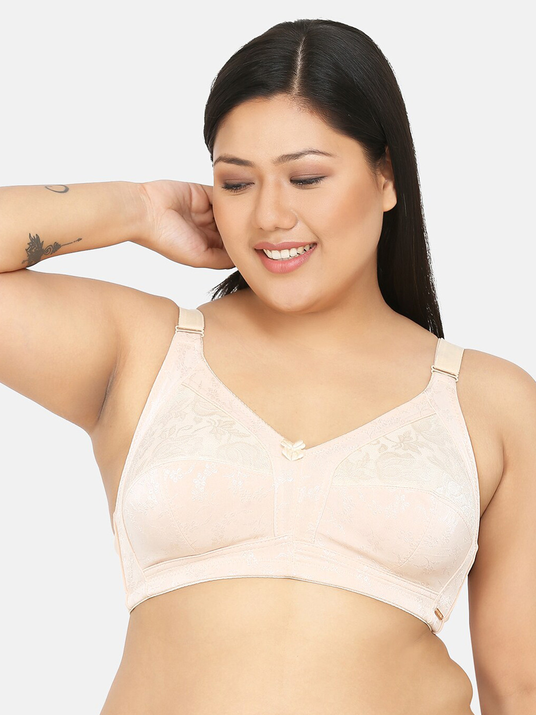 Curvy Love Plus Size Women Beige Solid Non-Padded Wireless Everyday Bra CL-12 BEIGE-C20
Curvy Love Plus Size Women Beige Solid Non-Padded Wireless Everyday Bra CL-12 BEIGE-C20