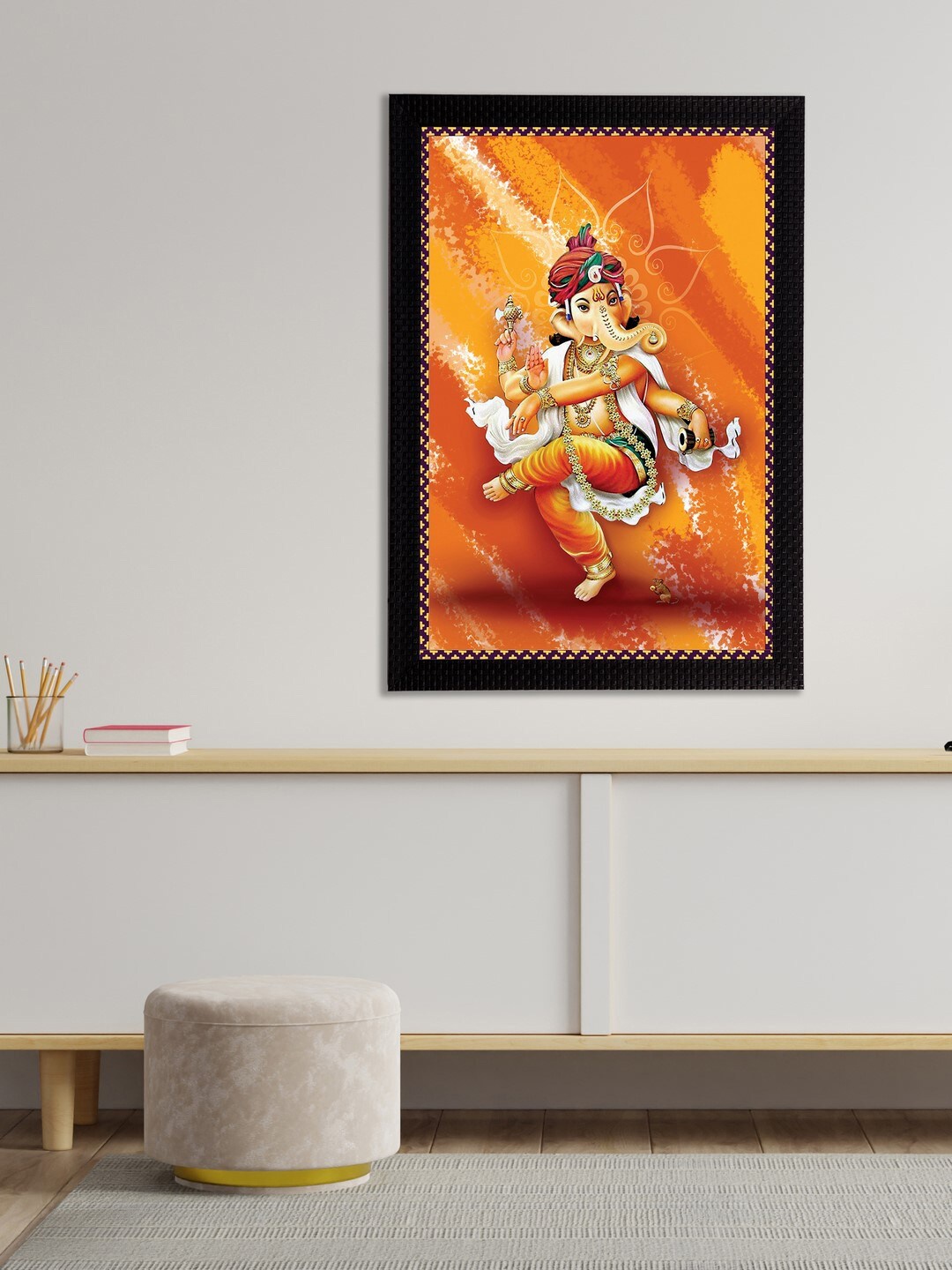 eCraftIndia Orange Lord Ganesha Satin Matt Texture Framed UV Wall Art Painting
eCraftIndia Orange Lord Ganesha Satin Matt Texture Framed UV Wall Art Painting