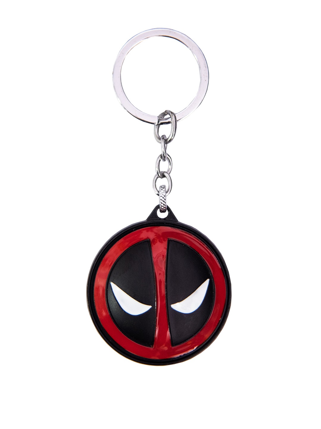 Planet Superheroes Red & Black Deadpool Keychain