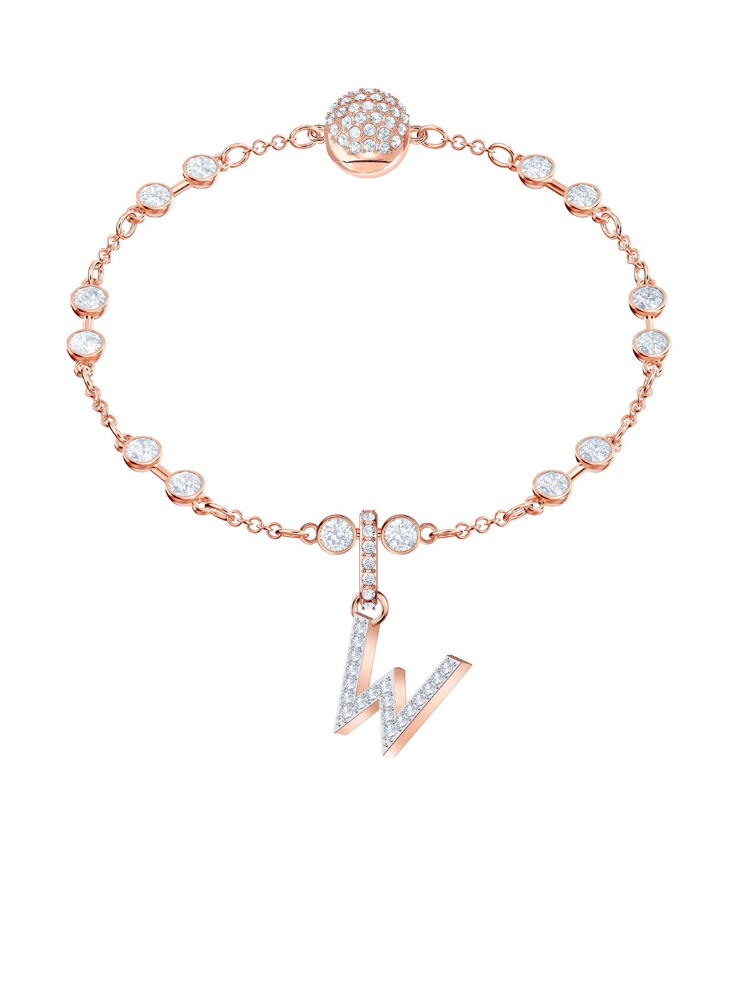 SWAROVSKI Women Rose Gold-Plated White Quartz Studded Letter W Charm Clip-On Pendant
SWAROVSKI Women Rose Gold-Plated White Quartz Studded Letter W Charm Clip-On Pendant