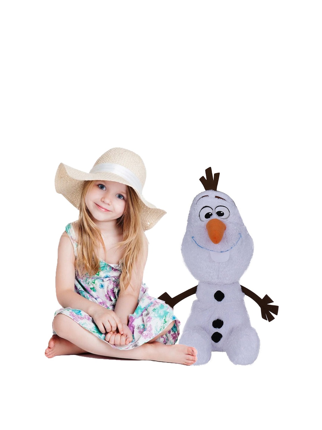 DISNEY PLUSH Kids Grey Frozen 2 Olaf Soft Toy