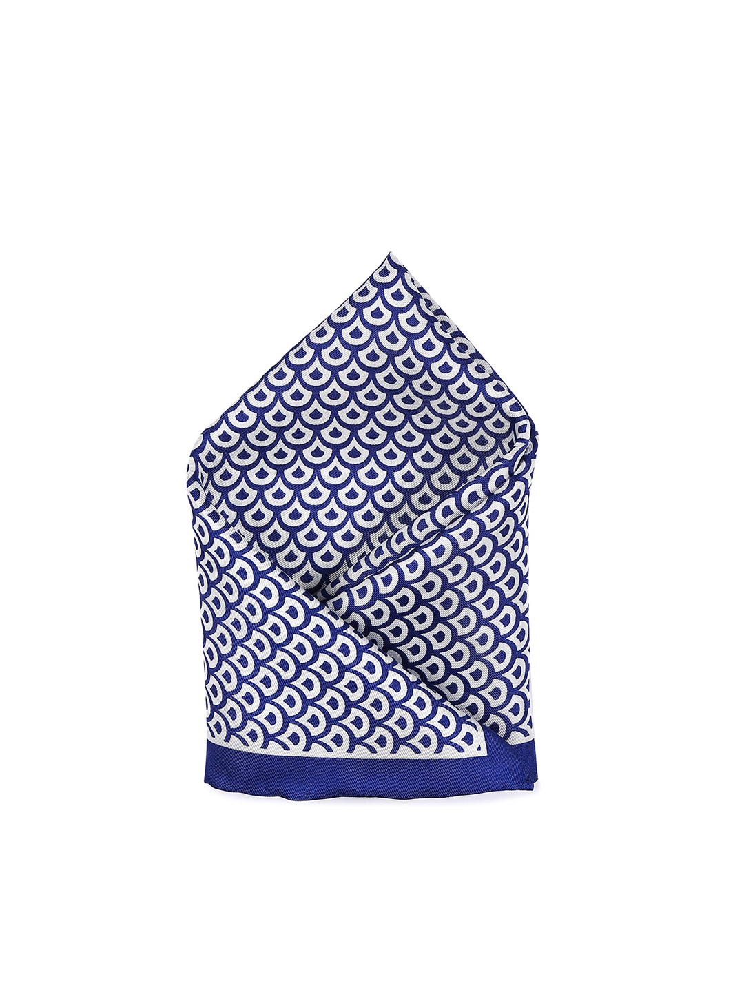 Arrow Men Blue & White Printed Pocket Square