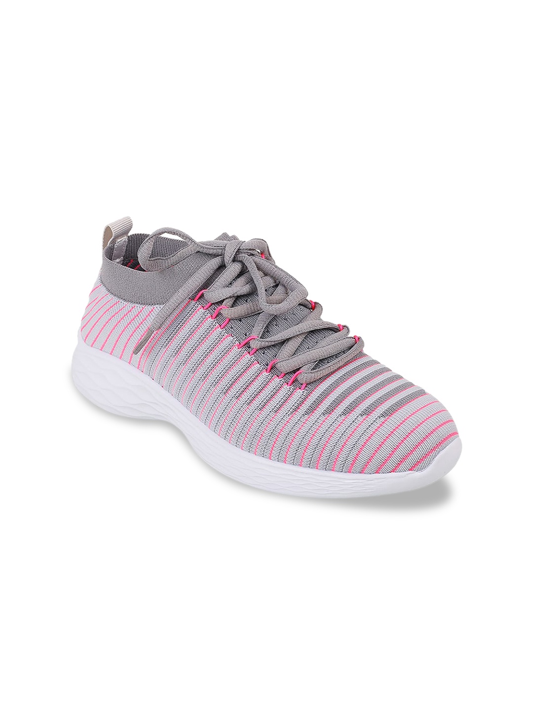 Metro Women Pink & Grey Sneakers