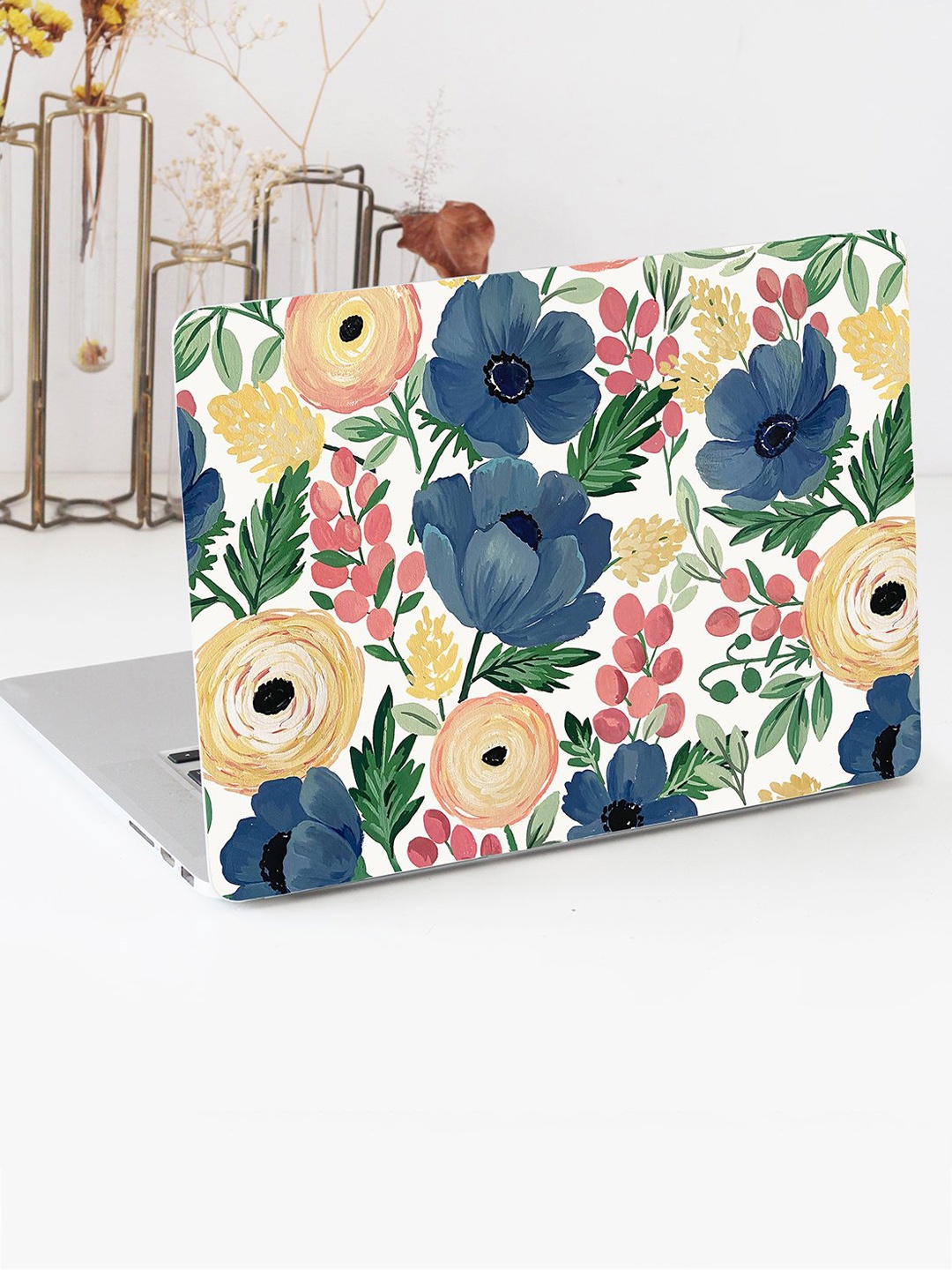 The Ink Bucket Unisex White & Beige Floral Printed Rananculus and Anemone Laptop Skin
The Ink Bucket Unisex White & Beige Floral Printed Rananculus and Anemone Laptop Skin