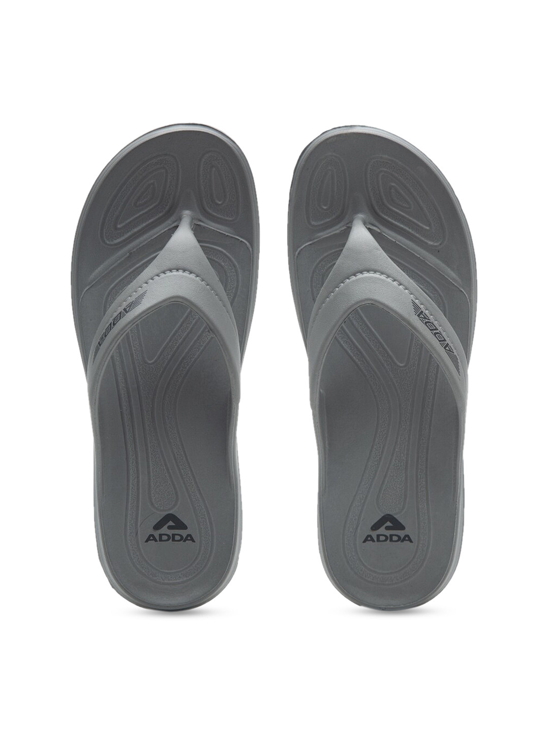 Adda Men Grey Self Design Thong Flip-Flops
Adda Men Grey Self Design Thong Flip-Flops