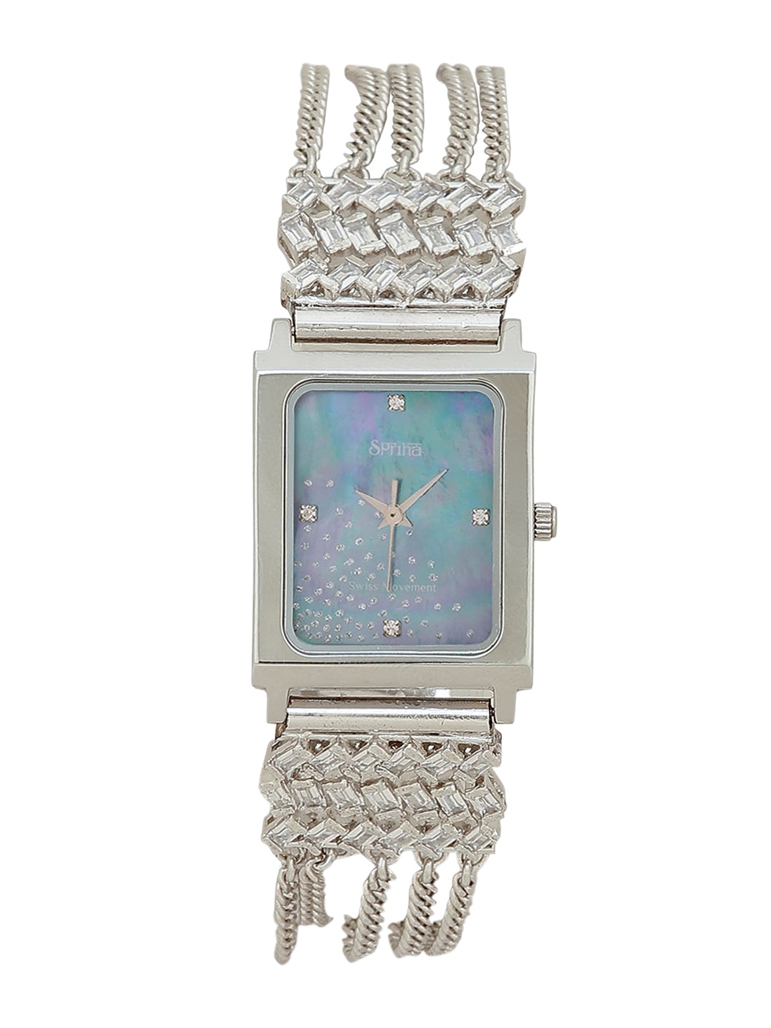SPRIHA Handcrafted Timepieces Women Silver-Toned & Blue Analogue Watch SEBC37WS
SPRIHA Handcrafted Timepieces Women Silver-Toned & Blue Analogue Watch SEBC37WS