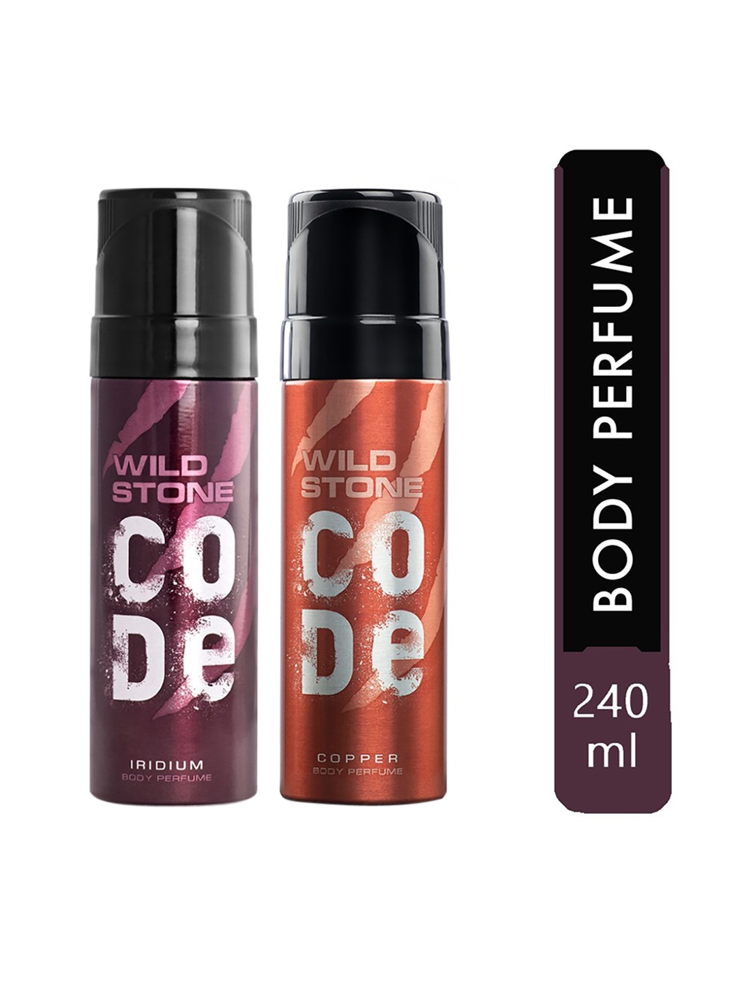 Wild Stone Men Code Copper & Iridium Body Perfume Spray Combo 240 ml, Transparent
Wild Stone Men Code Copper & Iridium Body Perfume Spray Combo 240 ml, Transparent