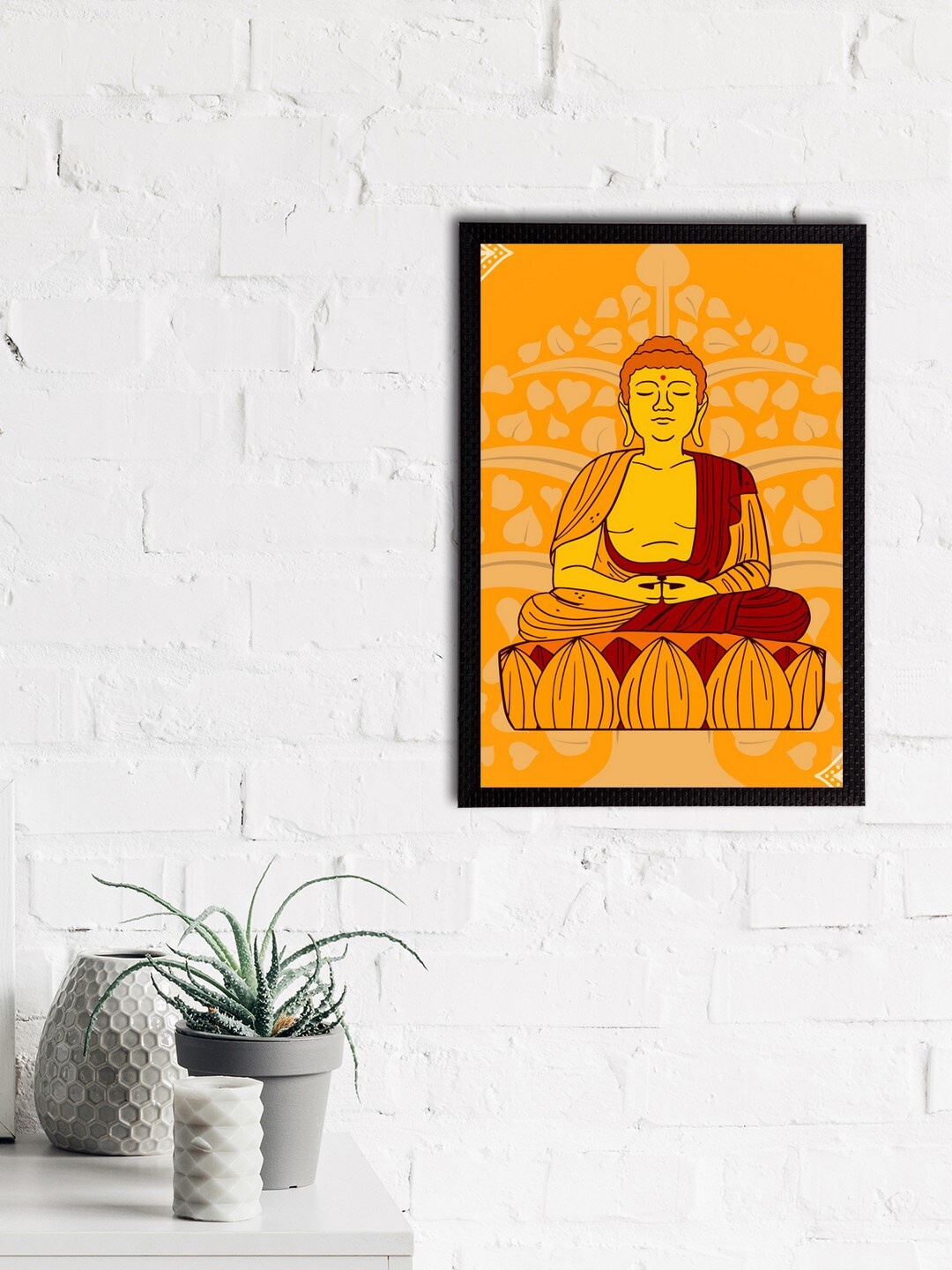 eCraftIndia Yellow & Orange Meditating Lord Buddha Satin Matt Texture UV Art Painting
eCraftIndia Yellow & Orange Meditating Lord Buddha Satin Matt Texture UV Art Painting
