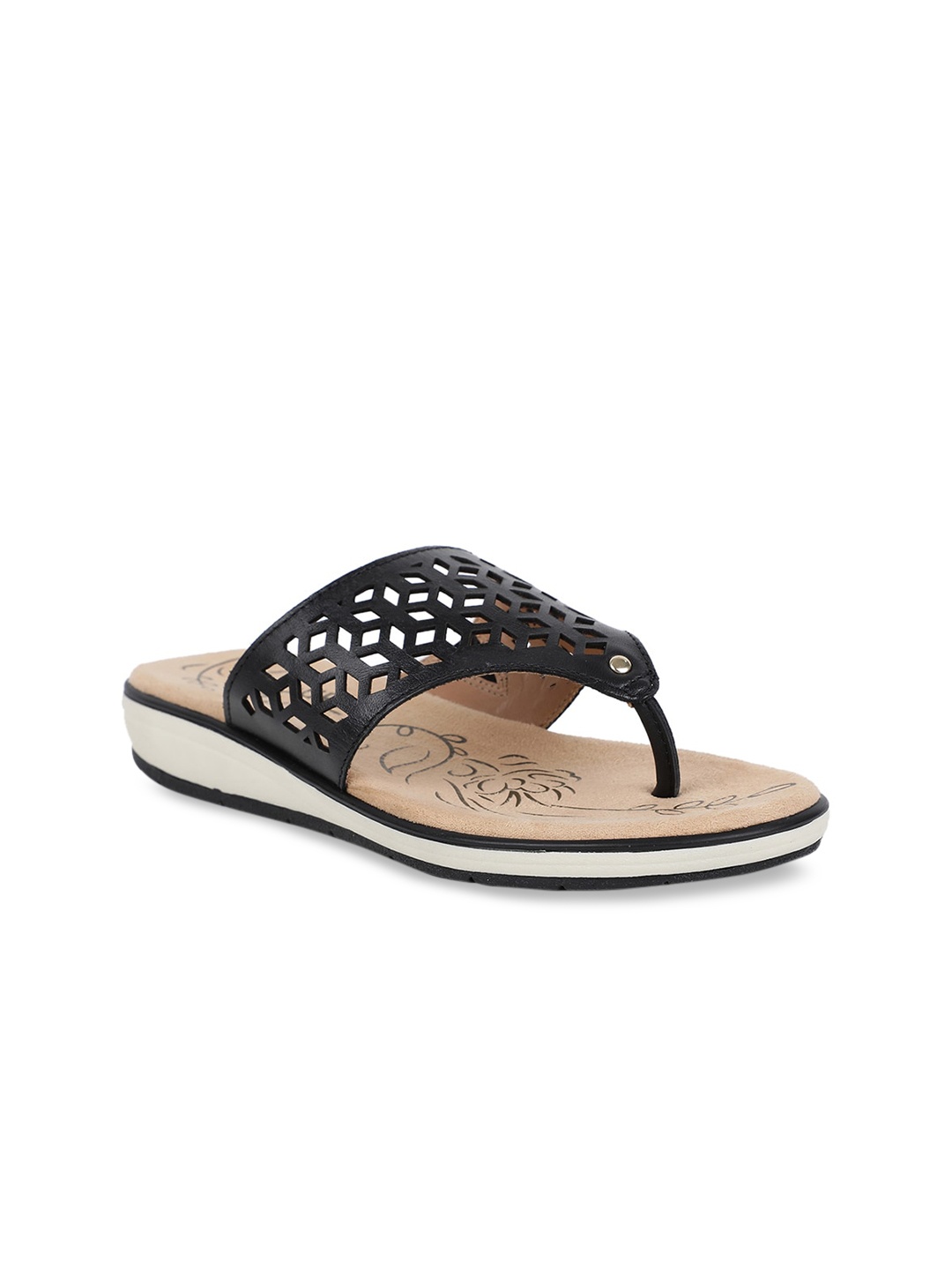 Naturalizer Women Black Woven Design Sandals