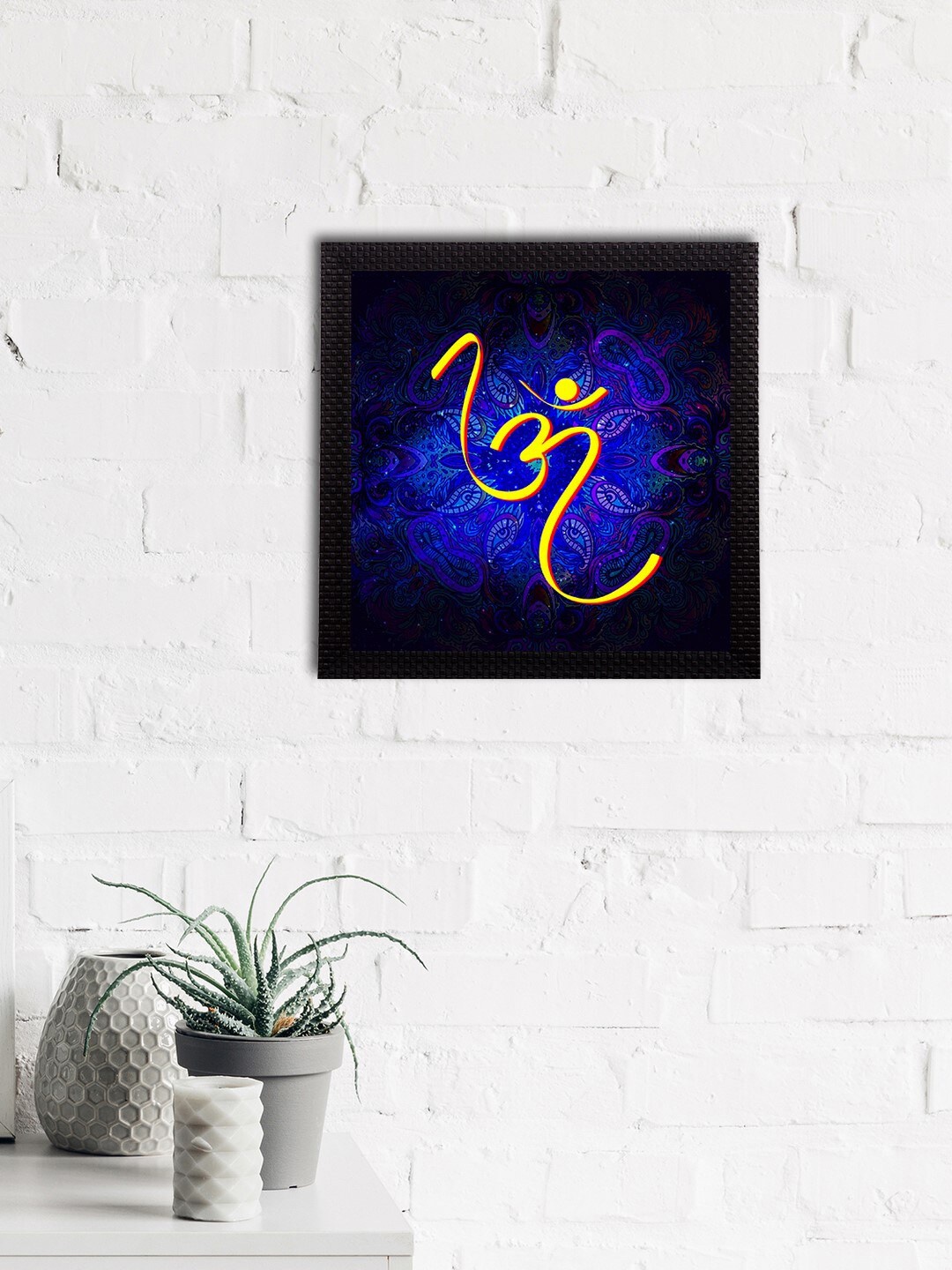 eCraftIndia Blue & Black Om Symbol Satin Matt Textured UV Art Paintings
eCraftIndia Blue & Black Om Symbol Satin Matt Textured UV Art Paintings