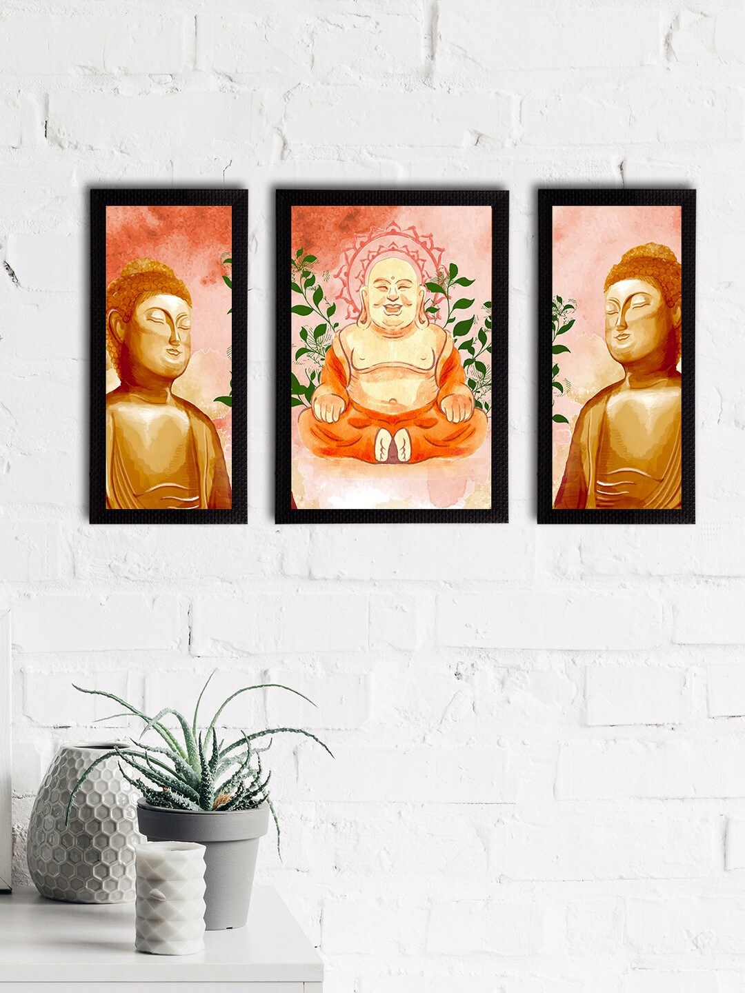 eCraftIndia Set of 3 Multicoloured Meditating Lord Buddha Satin Matt Texture UV Wall Arts, Multi
eCraftIndia Set of 3 Multicoloured Meditating Lord Buddha Satin Matt Texture UV Wall Arts, Multi