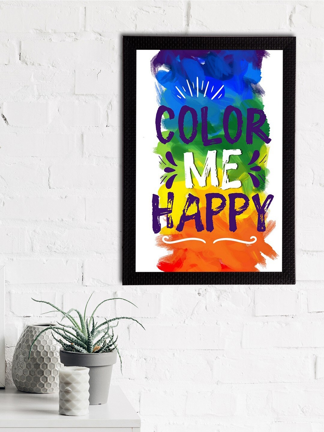 eCraftIndia Blue & White "Color Me Happy" Quirky Quotes Satin Matt Texture UV Art Painting
eCraftIndia Blue & White "Color Me Happy" Quirky Quotes Satin Matt Texture UV Art Painting