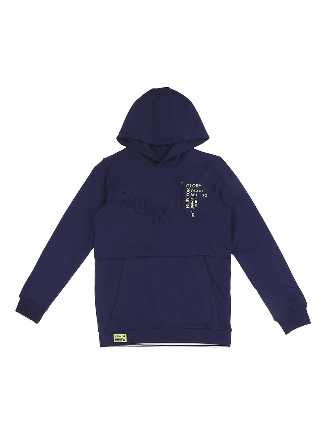 Pantaloons Junior Boys Blue Printed Sweatshirt