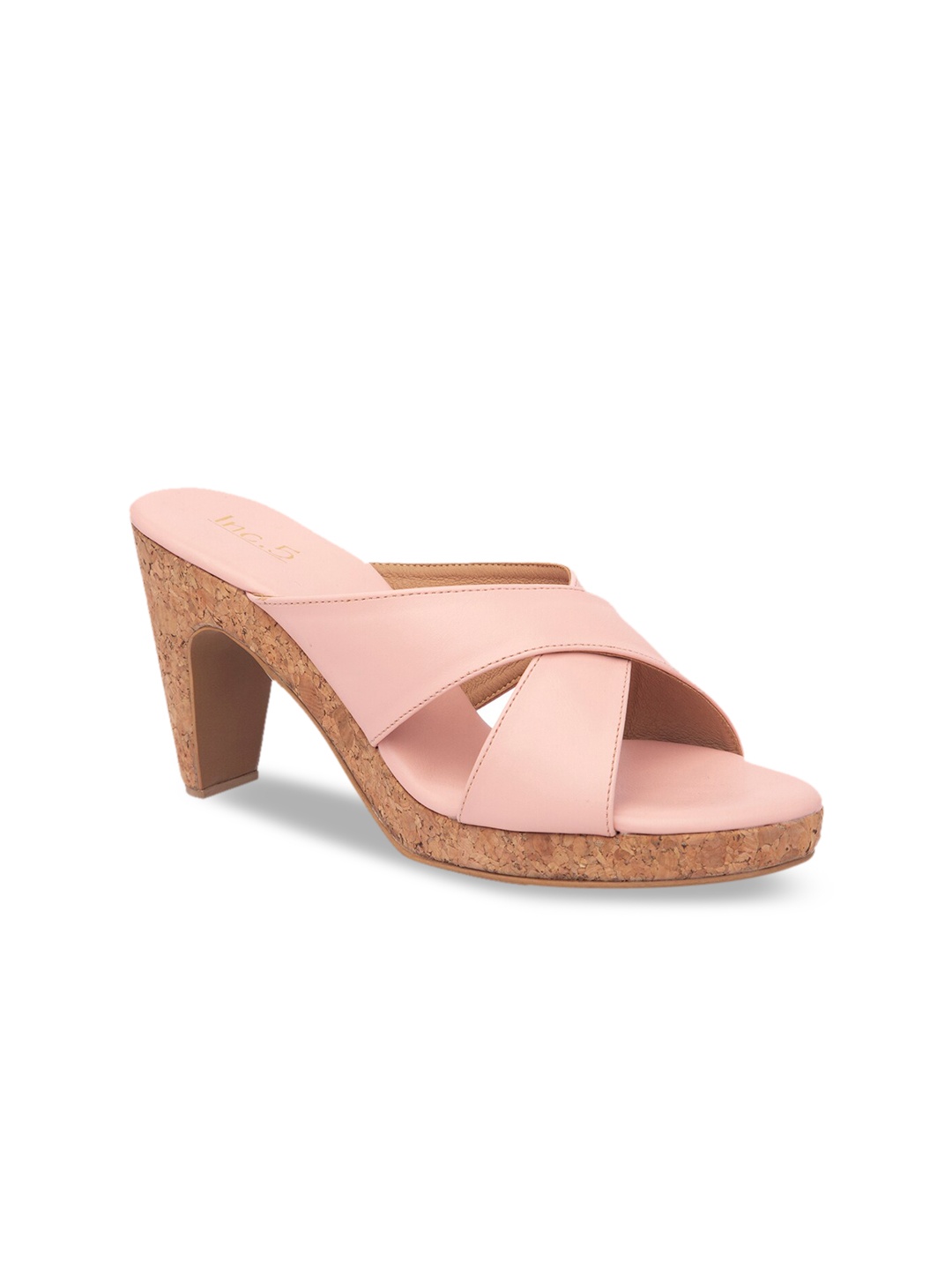 Inc 5 Women Pink Solid Sandals