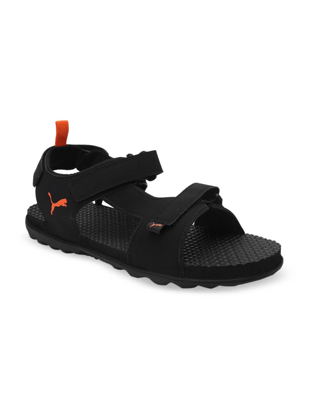 Puma Men Black Blitz Sports Sandals