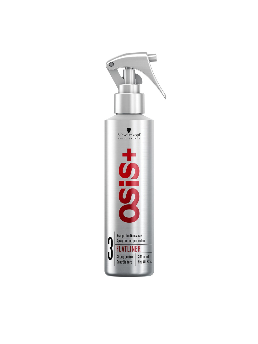 Schwarzkopf PROFESSIONAL OSiS+ Flatliner Serum Based Heat Protection Spray - 200ml, Silver
Schwarzkopf PROFESSIONAL OSiS+ Flatliner Serum Based Heat Protection Spray - 200ml, Silver